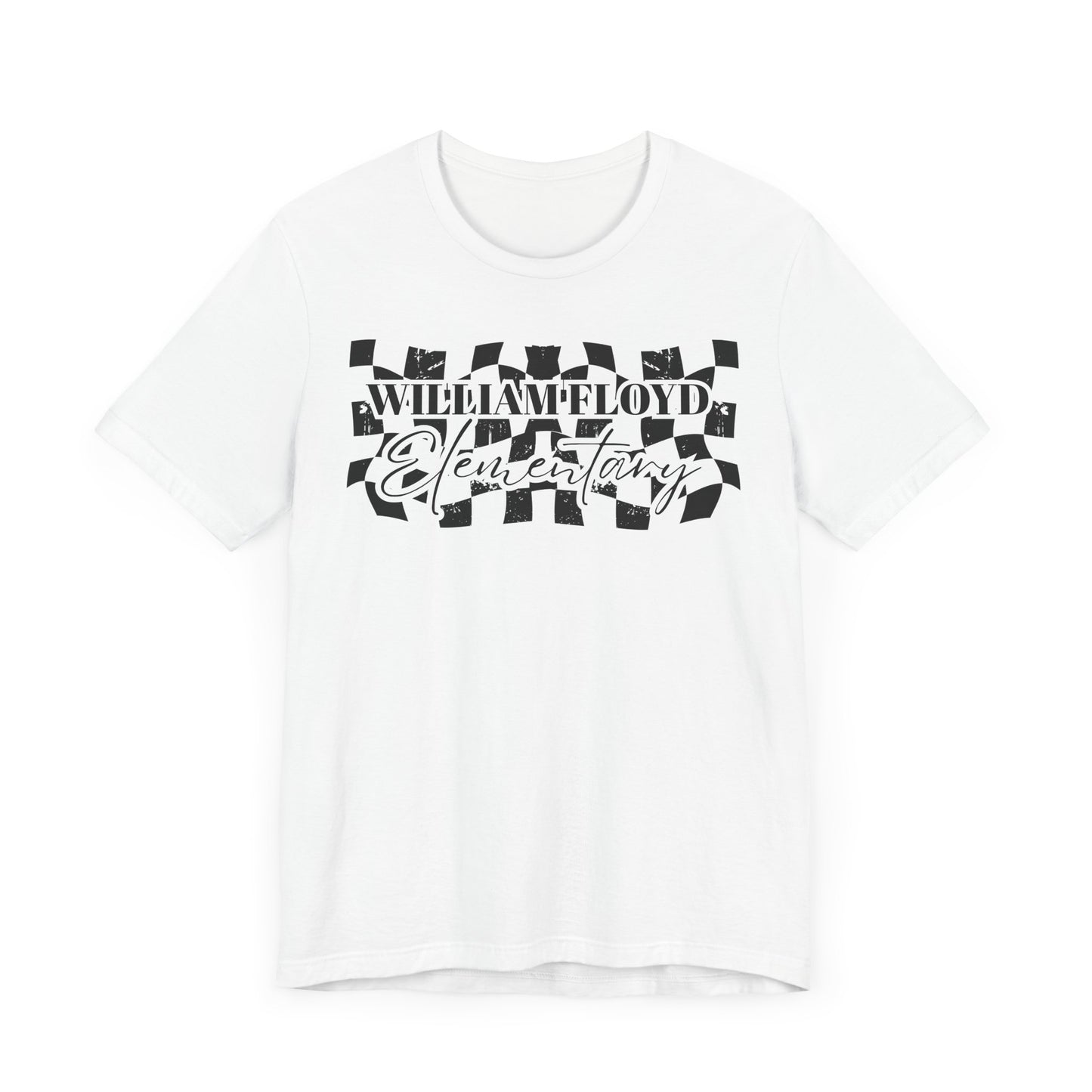WFE Checkered Logo Unisex Jersey Tee