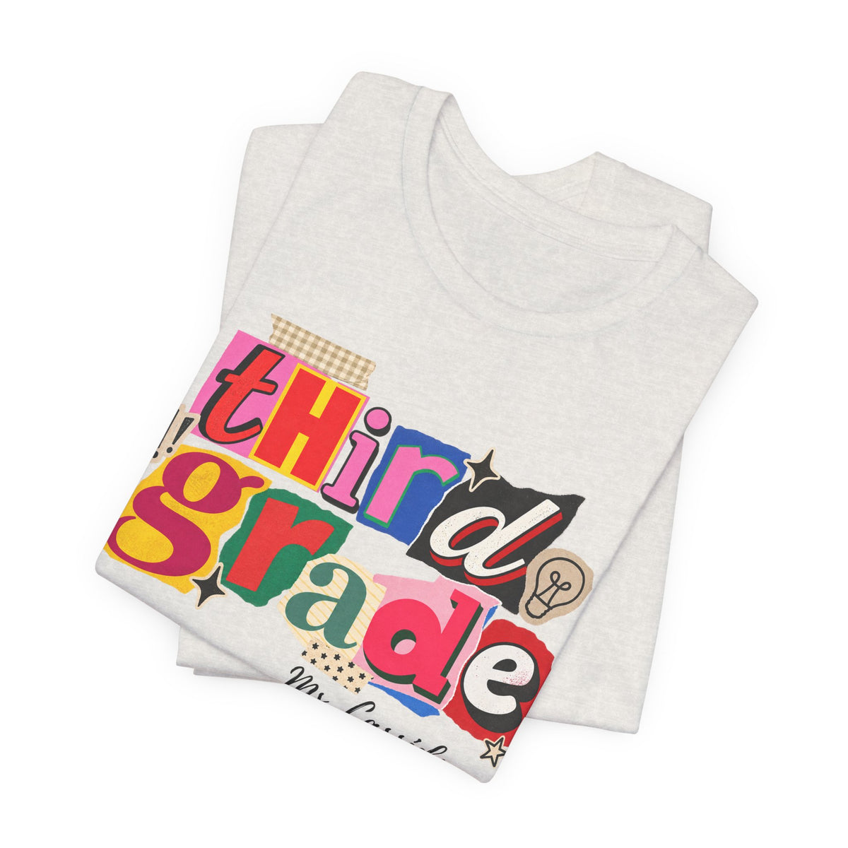 Cassidy- Third Grade Teacher T-Shirt – Personalized