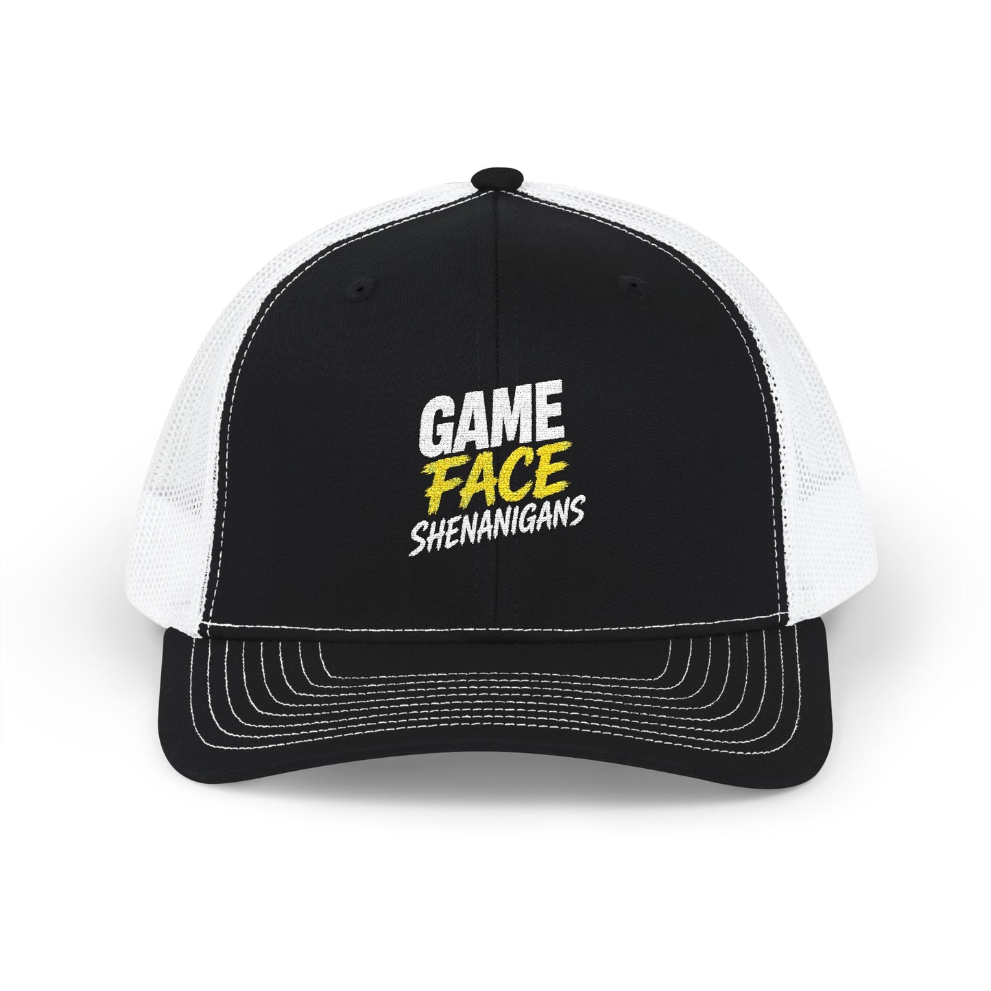 Game Face Shenanigans-  Embroidered Trucker Cap- Personalized Snapback