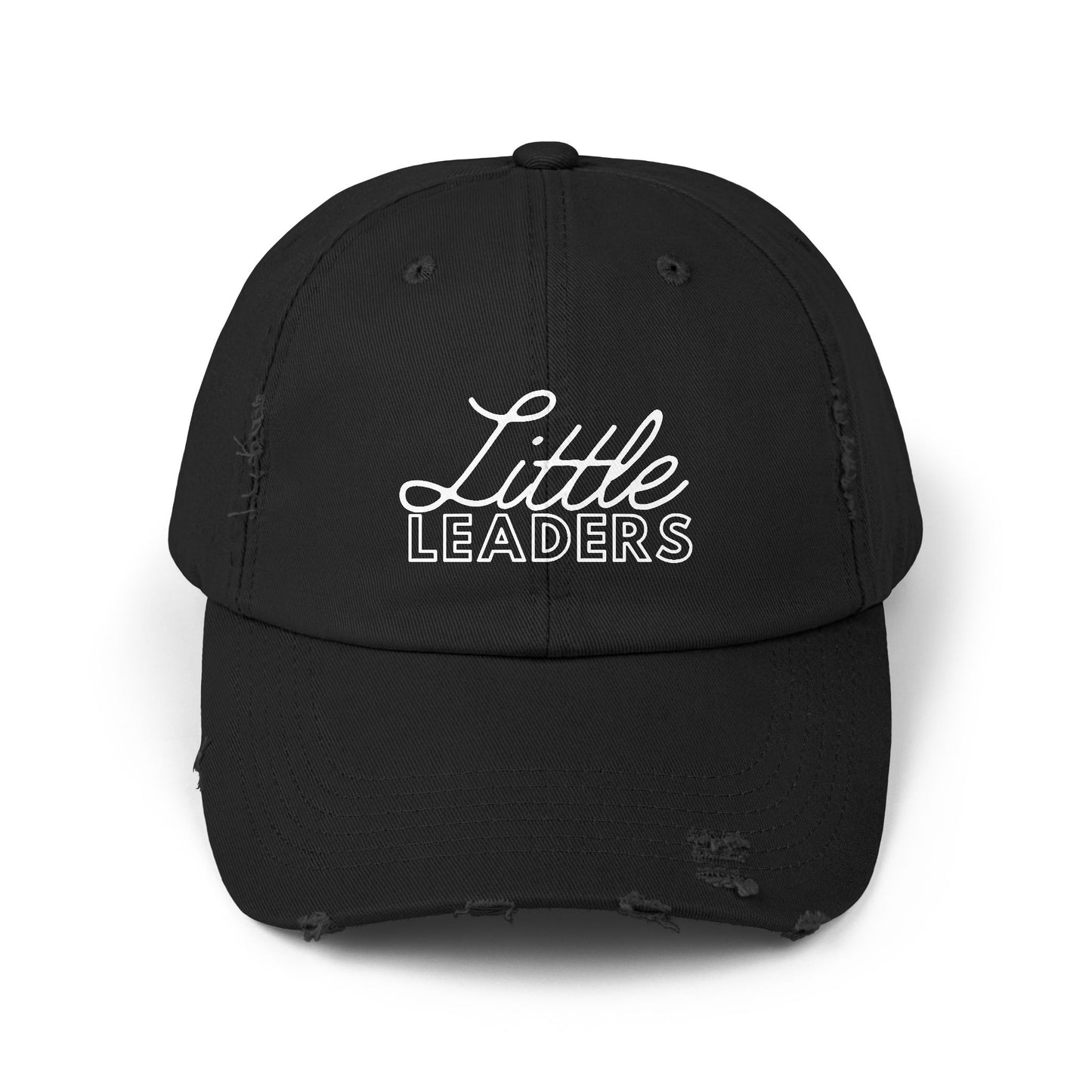 Little Leaders Unisex Distressed Baseball Cap