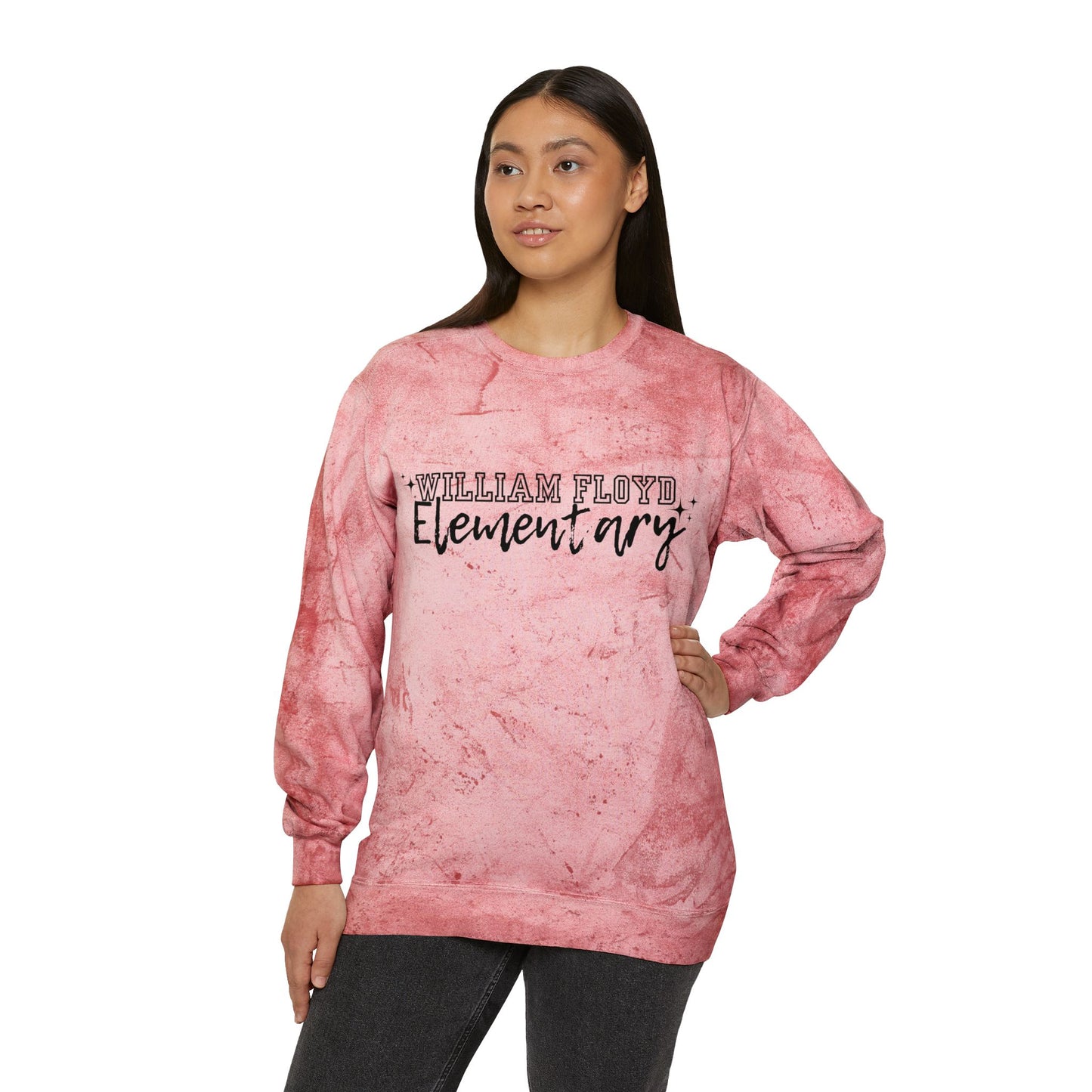 Unisex Color Blast Crewneck Sweatshirt - Expect Success for WFE