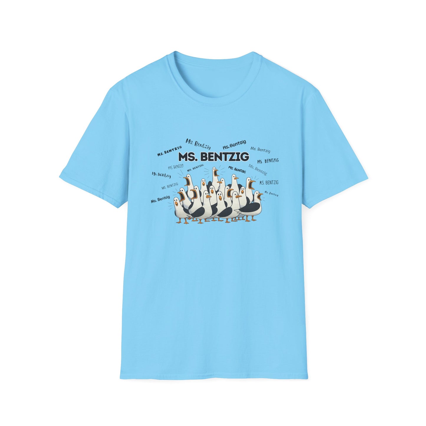 Ms. Bentzig - Seagull Crew Graphic T-Shirt — Personalized