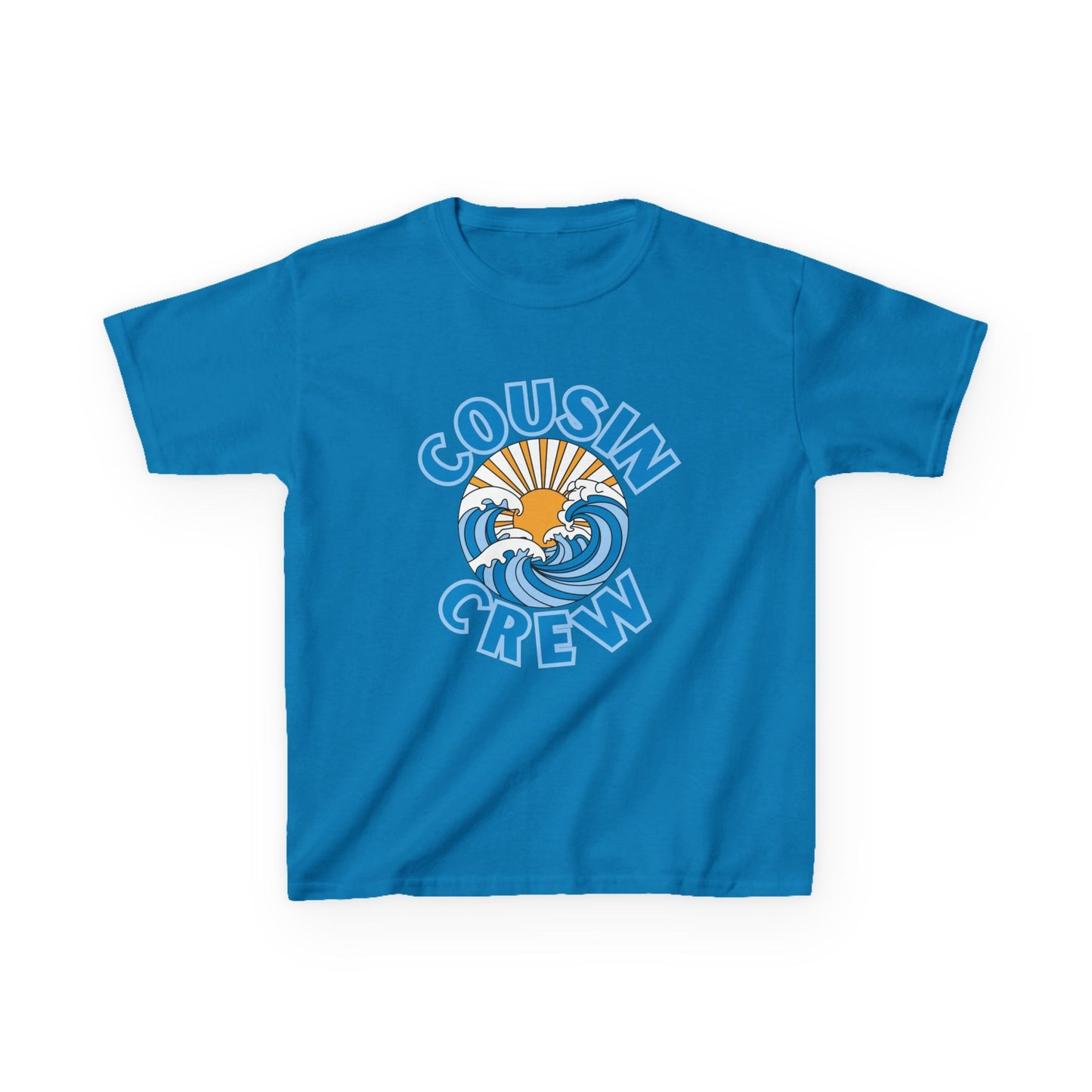 Cool Cousin Crew Kids Tee - Summer Fun, Family Gatherings, Beach Days, Mini Collection