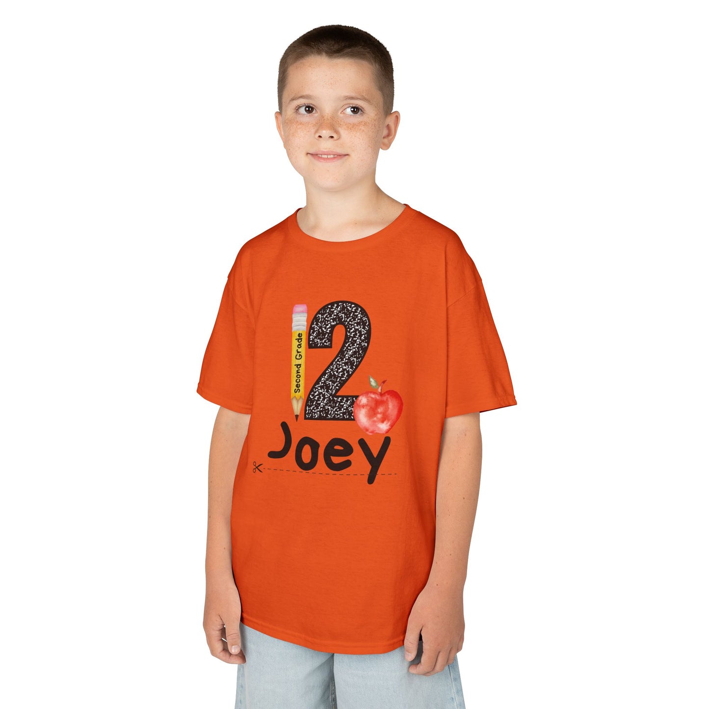 2nd Grade- Personalized Kids Tee - Back to School