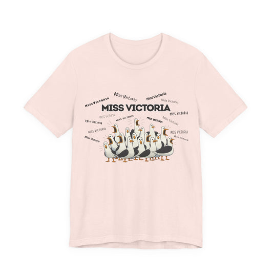 Miss Victoria- Penguin Choir T-Shirt — Funny Teacher Personalized Tee