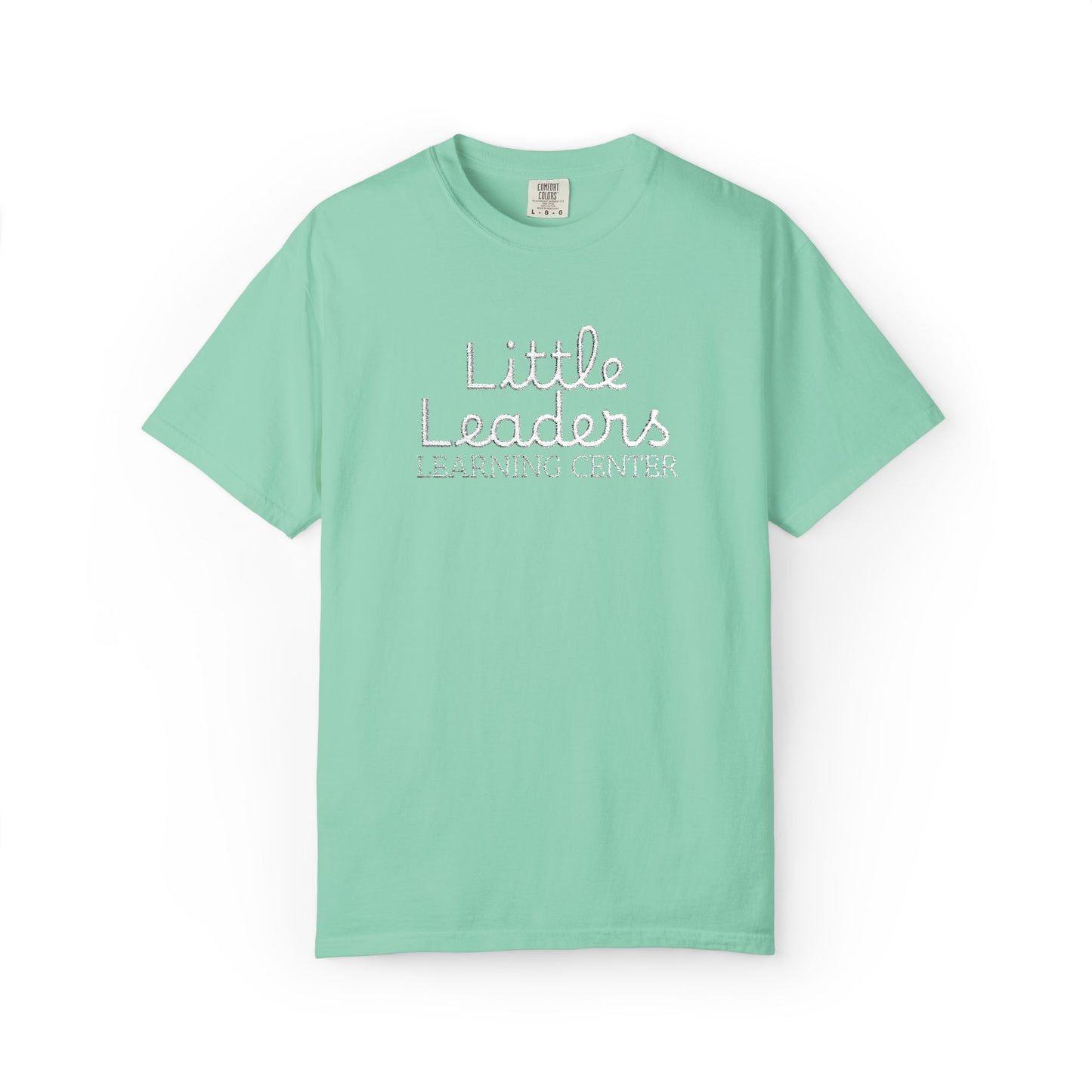 Little Leaders Full Embroidered Unisex Garment-Dyed T-Shirt
