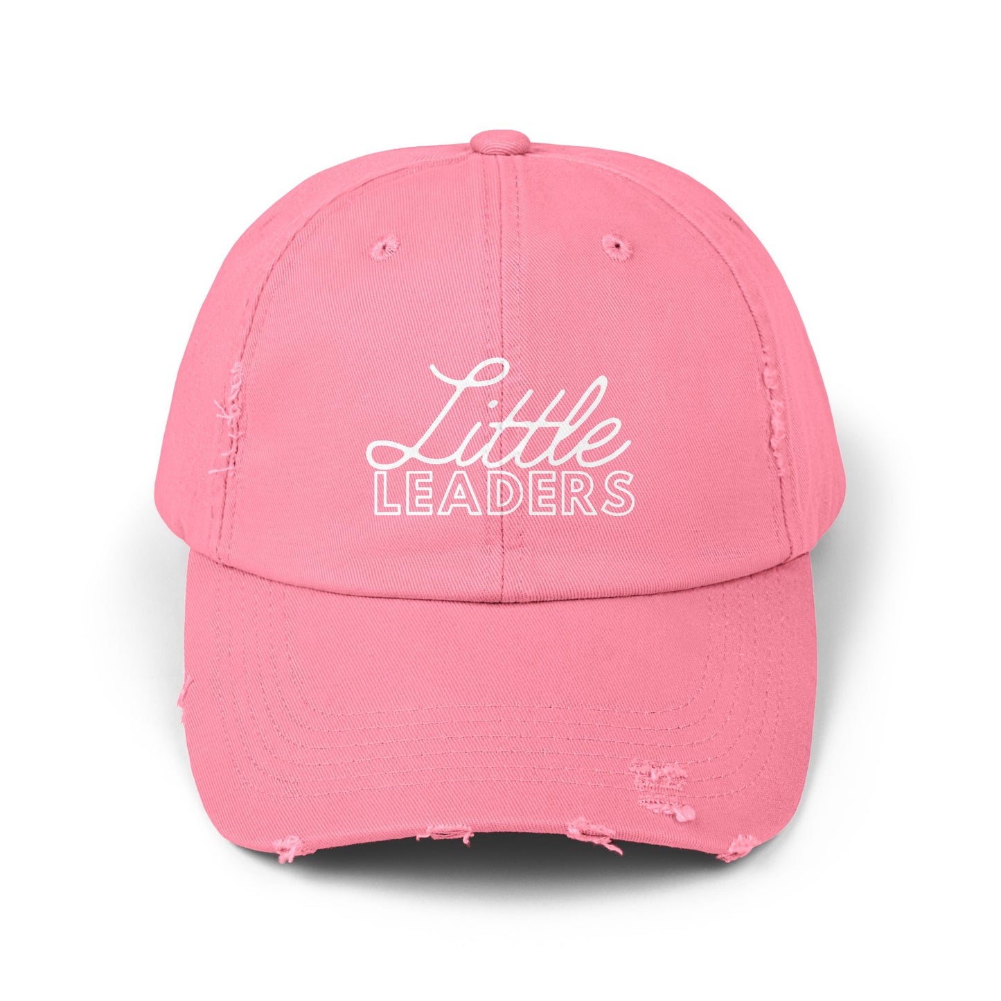 Little Leaders Unisex Distressed Baseball Cap