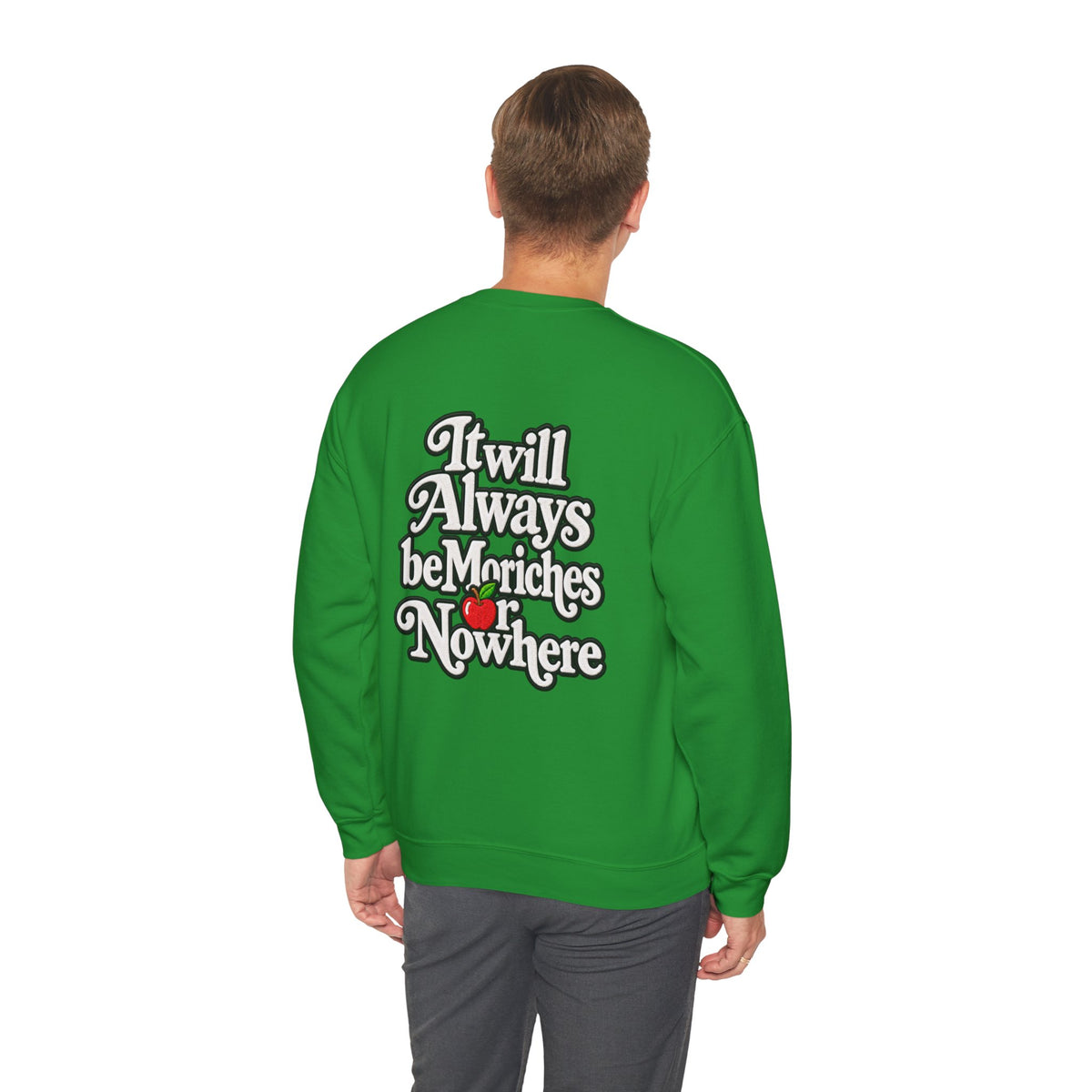 "MES or Nowhere w/ School Things" - Moriches Crewneck Sweatshirt