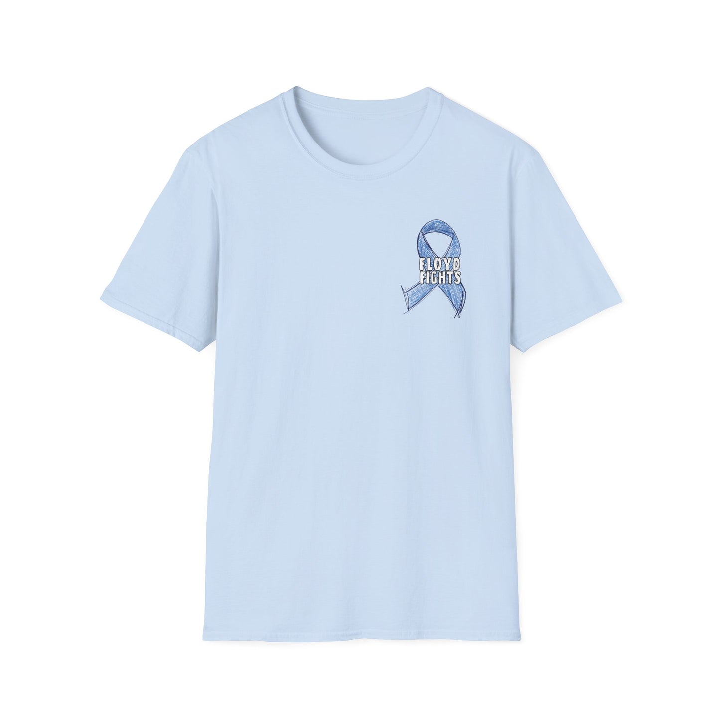 FLOYD FIGHTS Ribbon Diabetes Awareness T-Shirt | Softstyle Tee