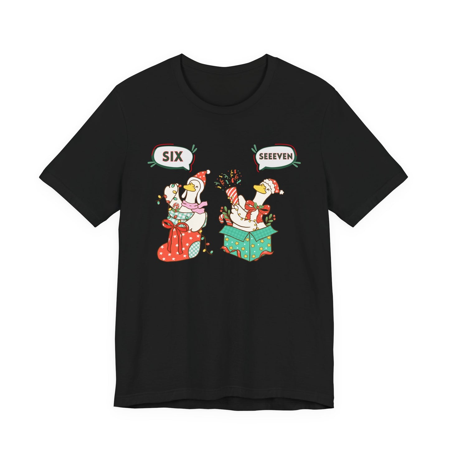 Festive Silly Goose 6-7— Christmas Unisex T‑Shirt
