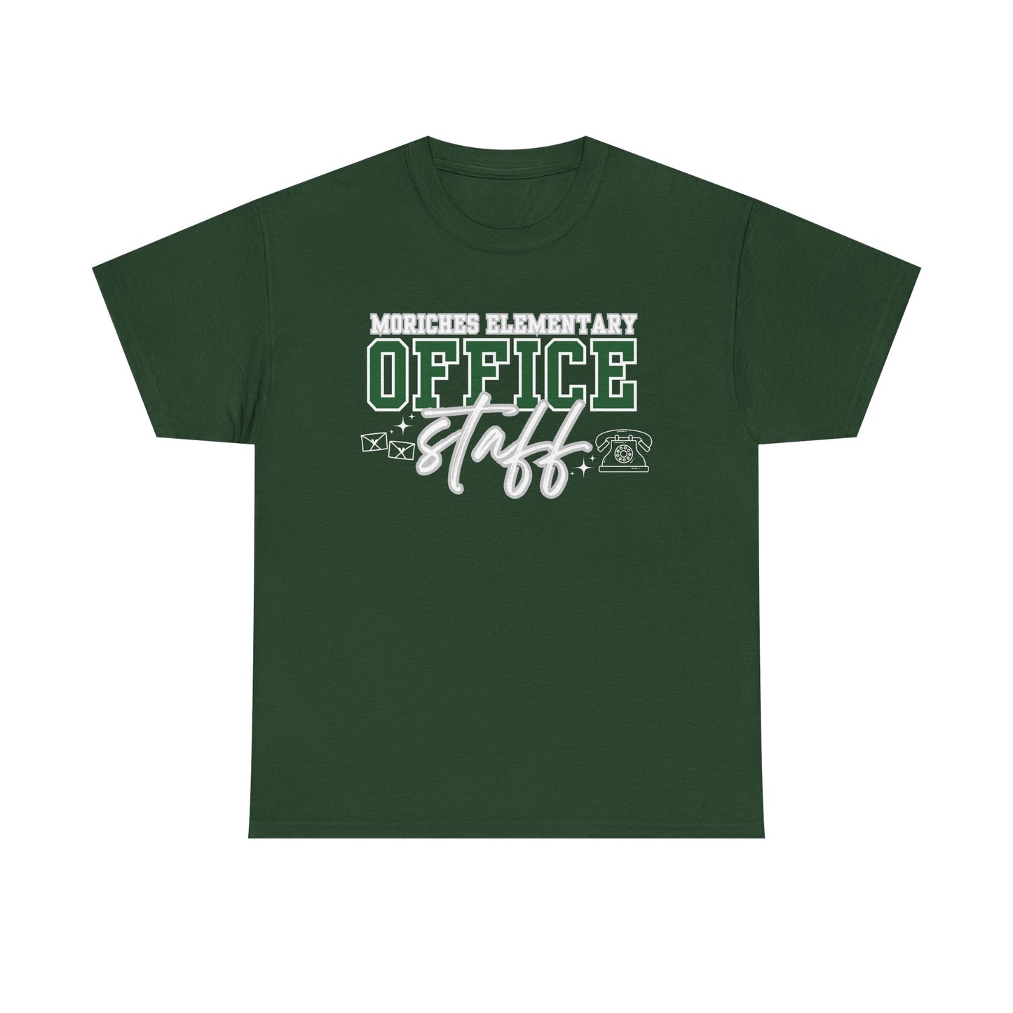 Moriches Office Staff Unisex Heavy Cotton Tee - Heart & Soul of Moriches Design