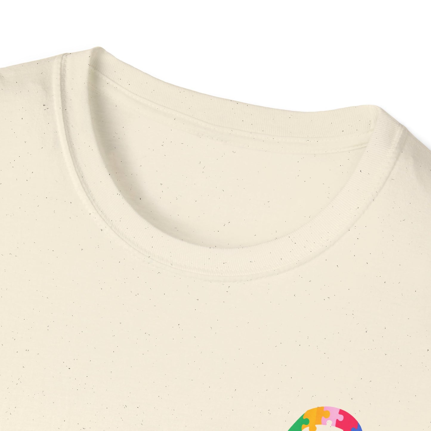 Autism Puzzle Piece & Ribbon T-Shirt — Awareness Collection