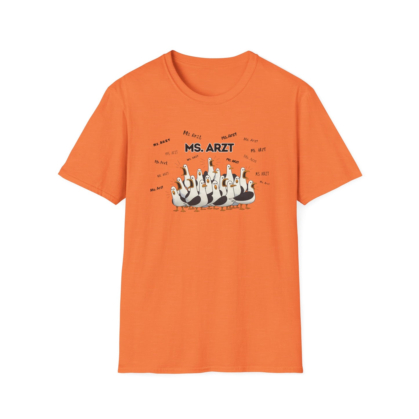 Ms. Arzt- Seagull Crew Graphic T-Shirt — Personalized