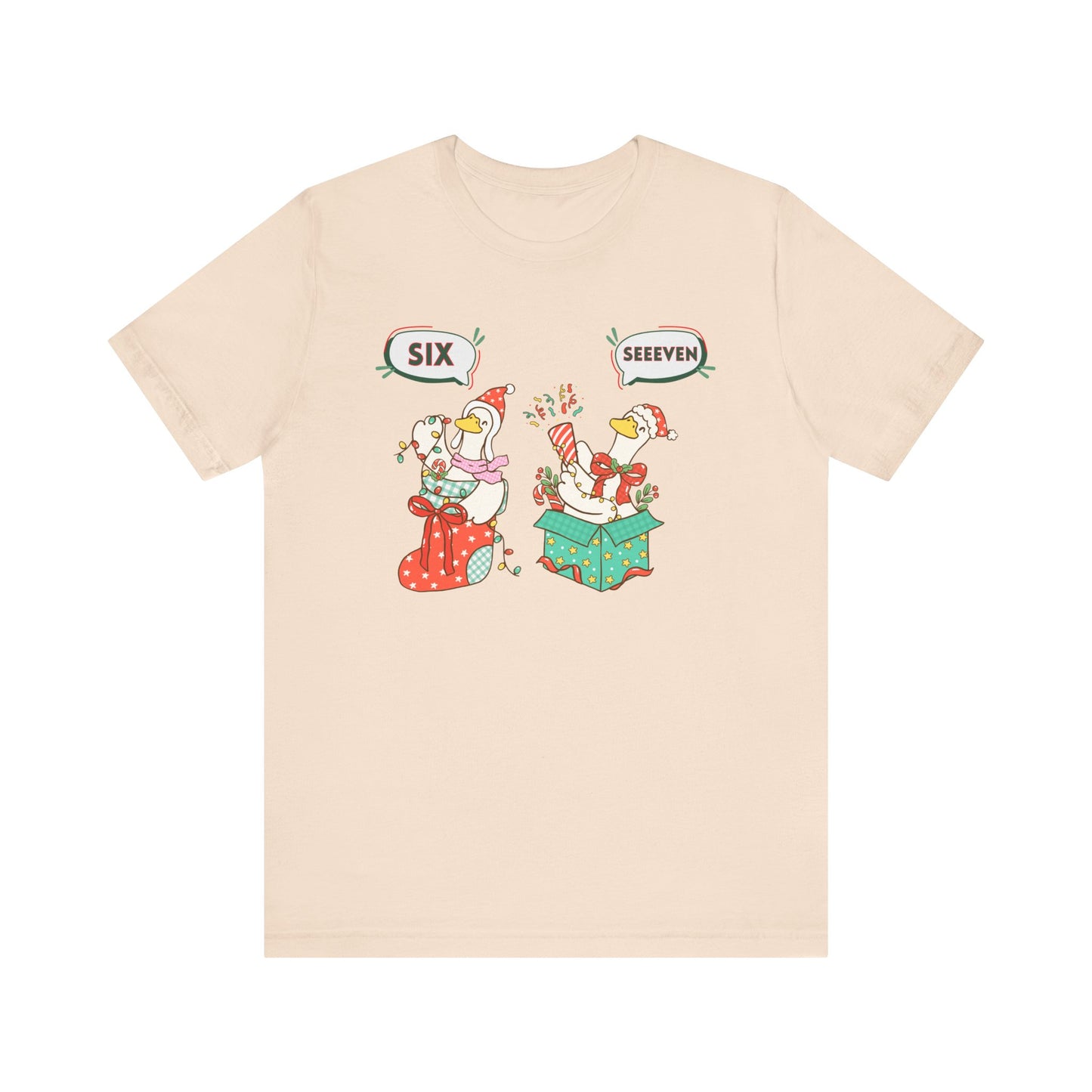 Festive Silly Goose 6-7— Christmas Unisex T‑Shirt