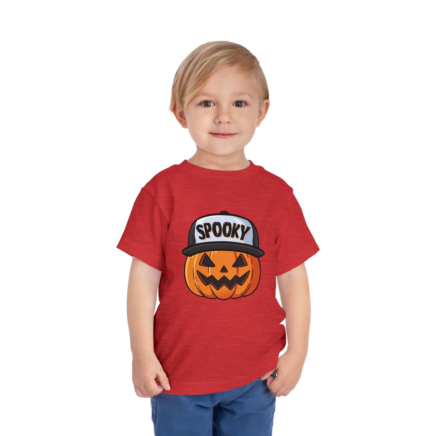 Spooky Pumpkin Tee for Toddlers, Halloween Shirt