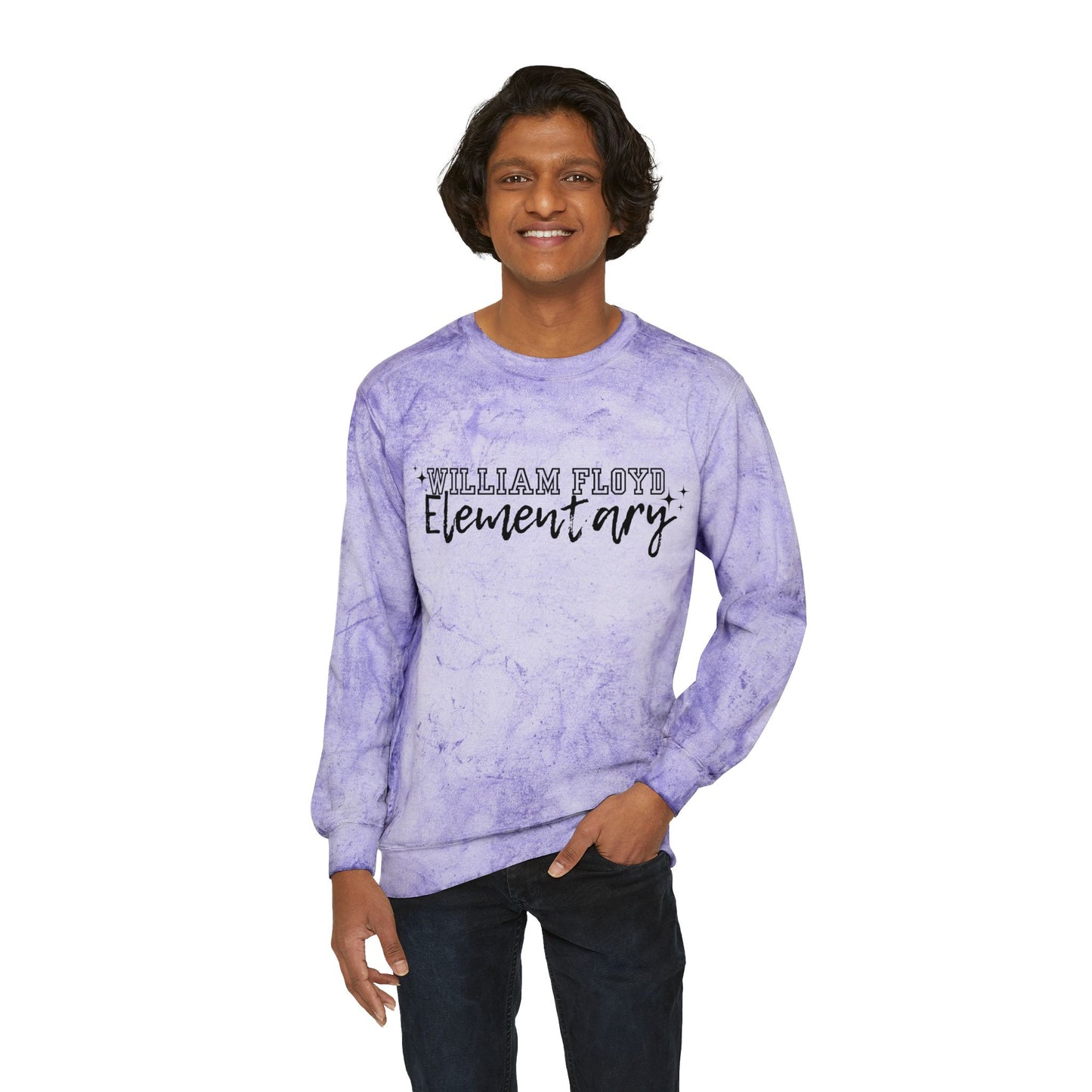 Unisex Color Blast Crewneck Sweatshirt - Expect Success for WFE