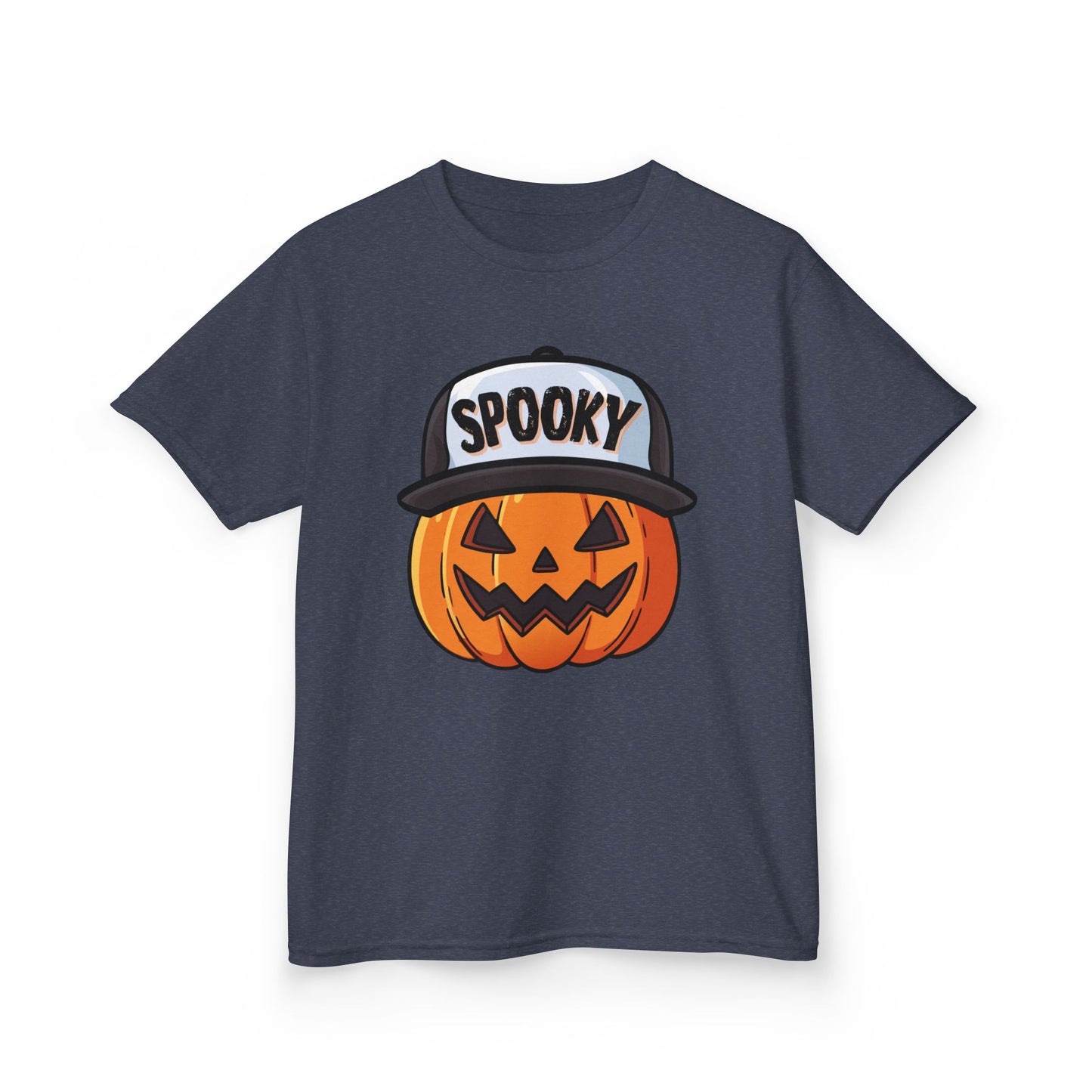 Spooky Pumpkin w/ Hat | Halloween | Kids Cotton™ Tee