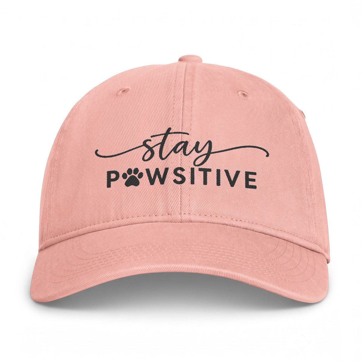 Stay Pawsitive "Hound + Home"- Embroidered Cap