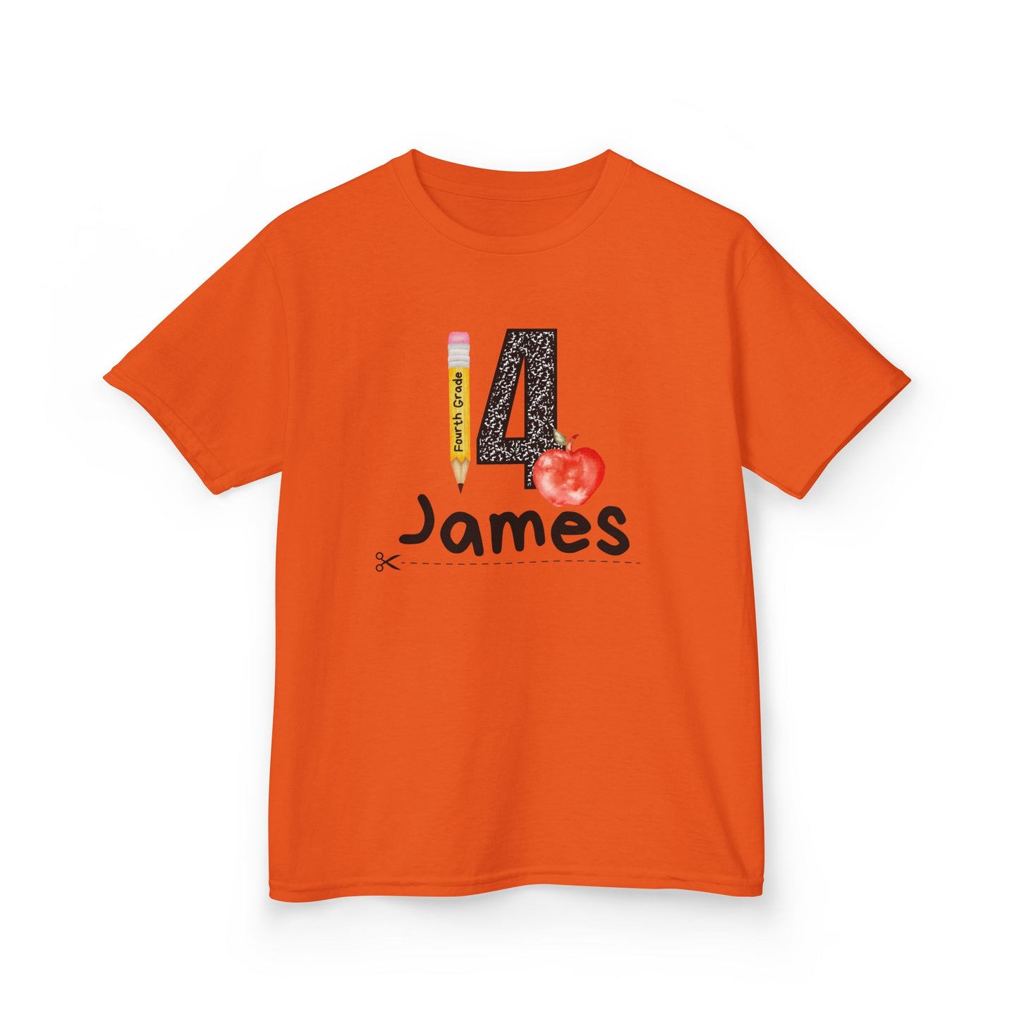 4th Grade- Personalized Kids Tee - Back to School
