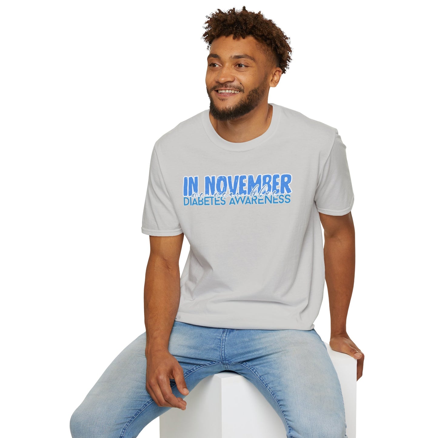 Diabetes Awareness- November- Unisex Softstyle T-Shirt