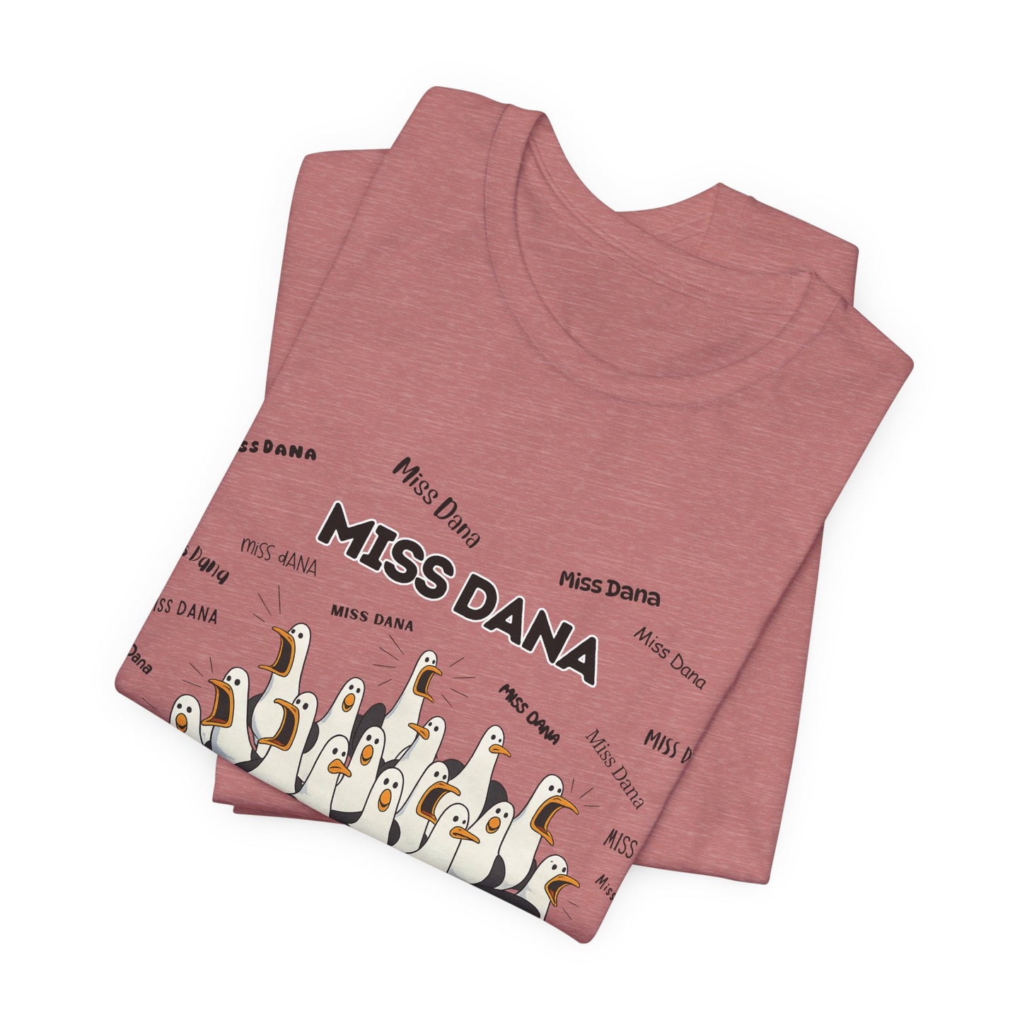 Miss Dana- Penguin Choir T-Shirt — Funny Teacher Personalized Tee
