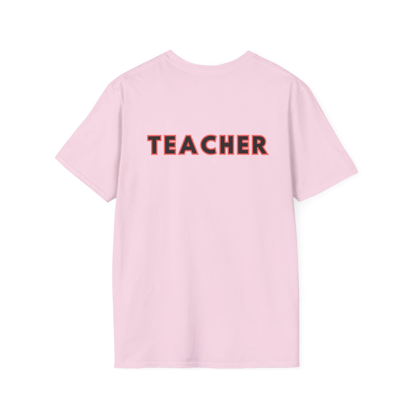 Little Leaders Teacher w/ Apple Design Unisex Softstyle T-Shirt