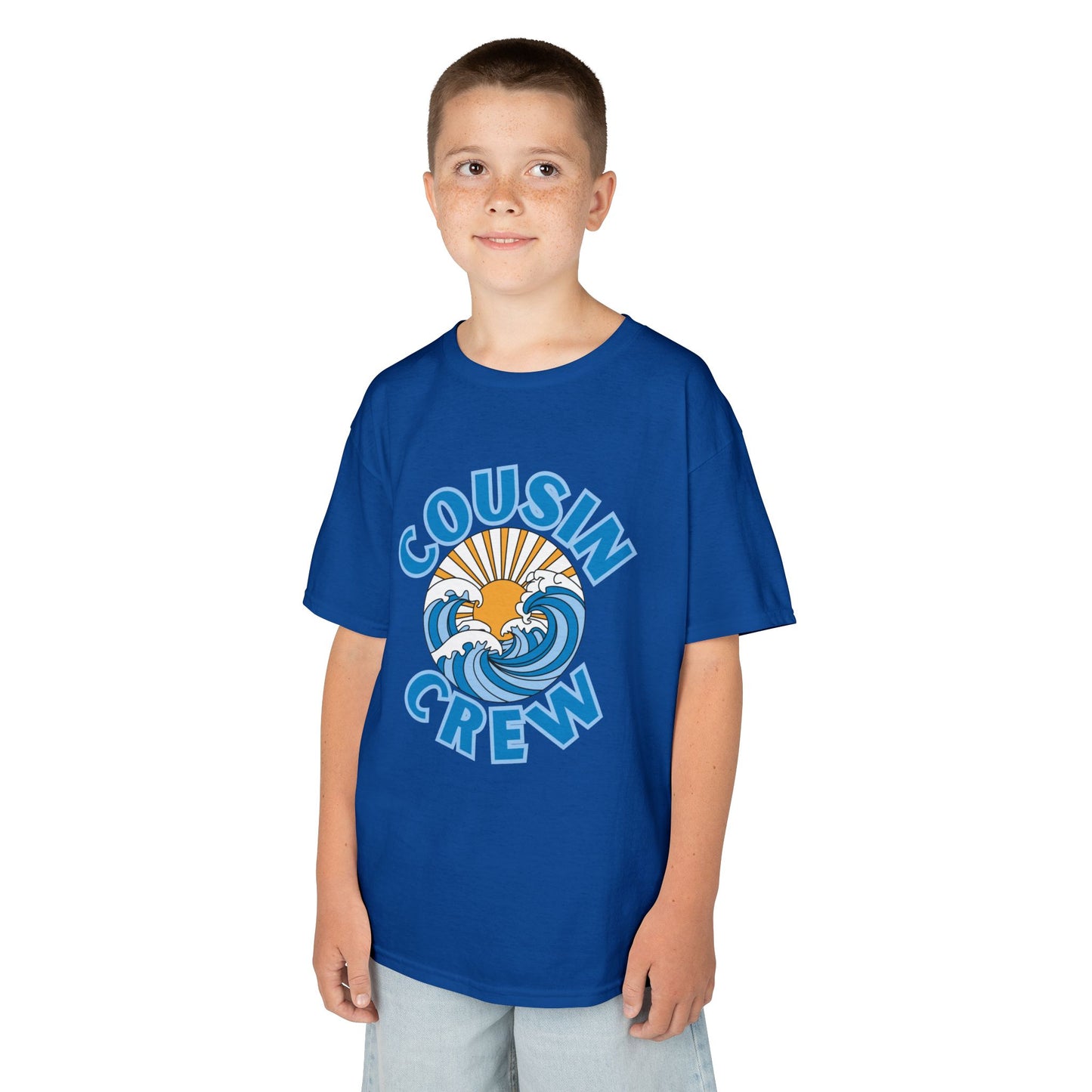 Cool Cousin Crew Kids Tee - Summer Fun, Family Gatherings, Beach Days, Mini Collection