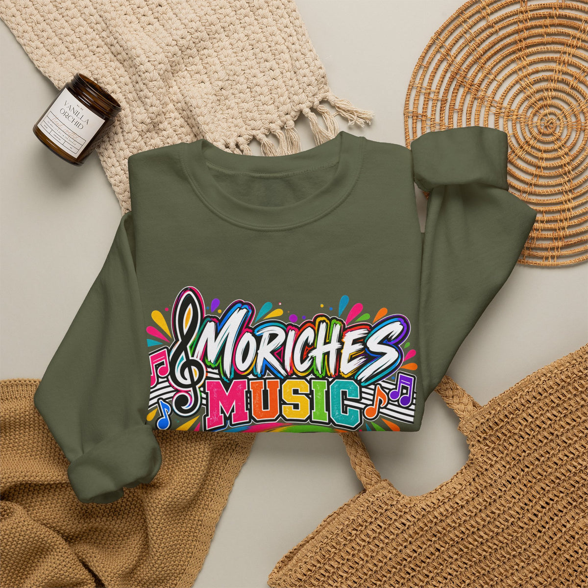 Moriches Music Sweatshirt — "Make Every Note Count" Crewneck