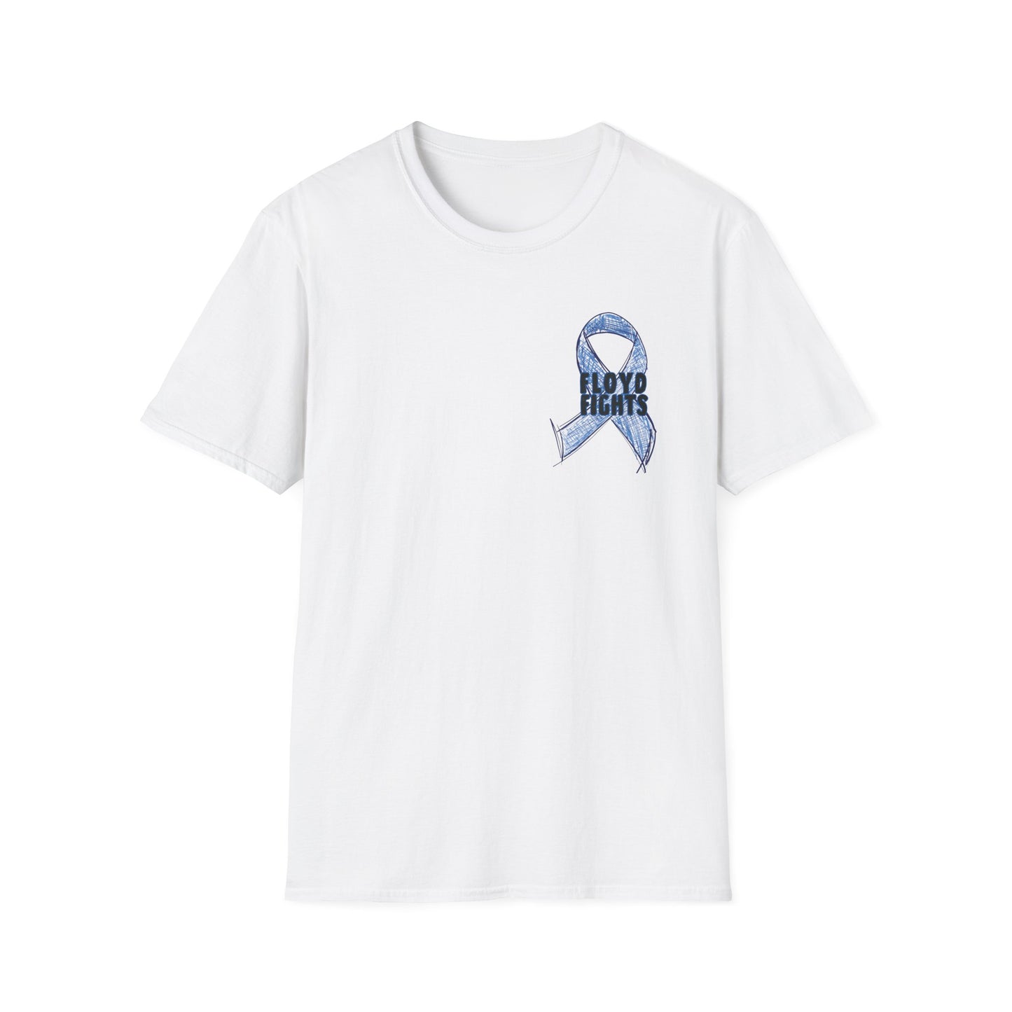 FLOYD FIGHTS Ribbon Diabetes Awareness T-Shirt | Softstyle Tee