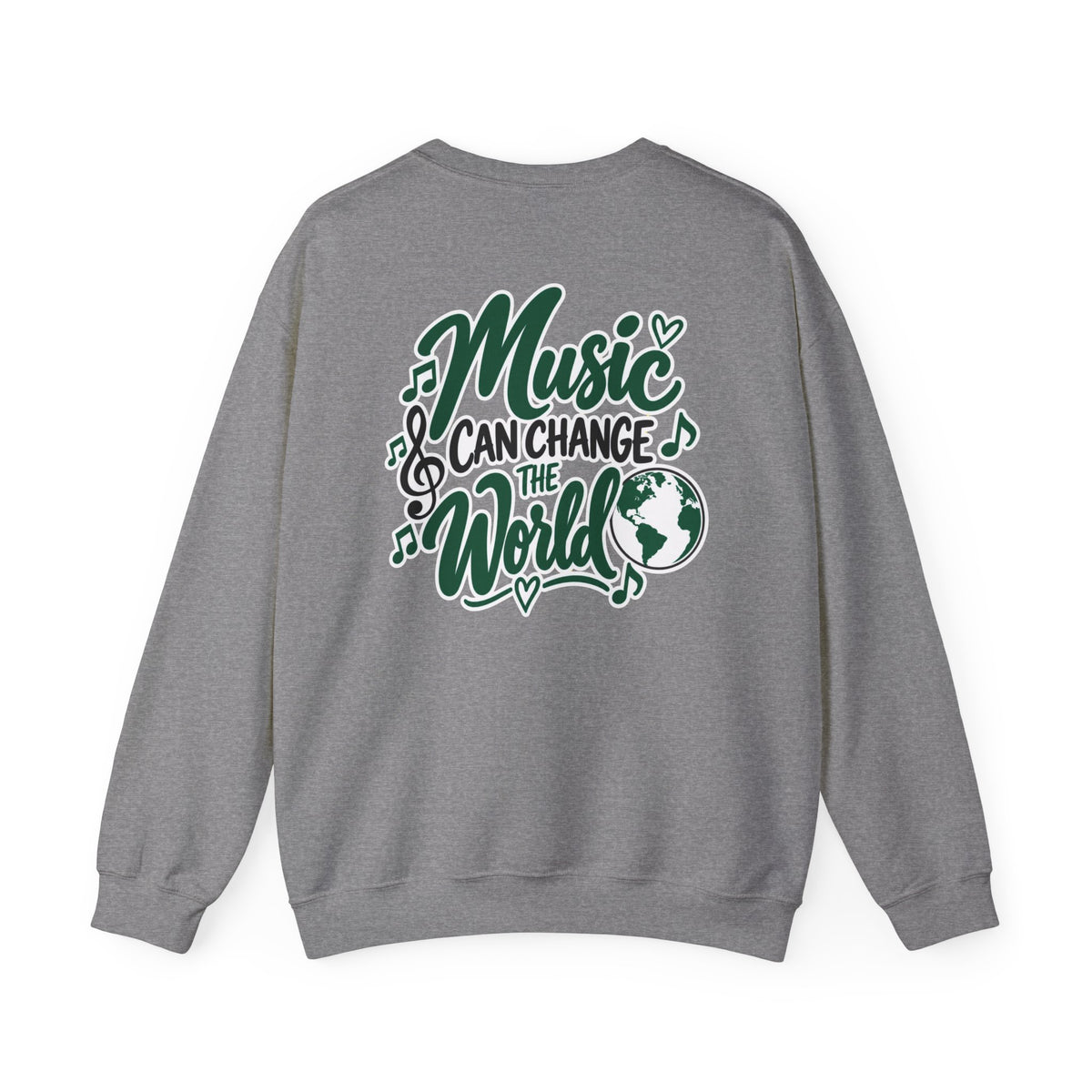 Moriches Music Sweatshirt — "Music Can Change the World" Crewneck
