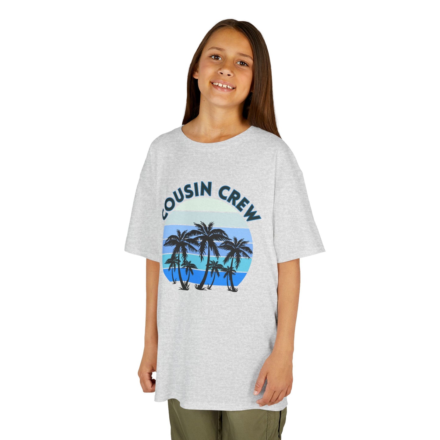 Cool Cousin Crew Kids Tee - Summer Fun, Family Gatherings, Beach Days, Mini Collection