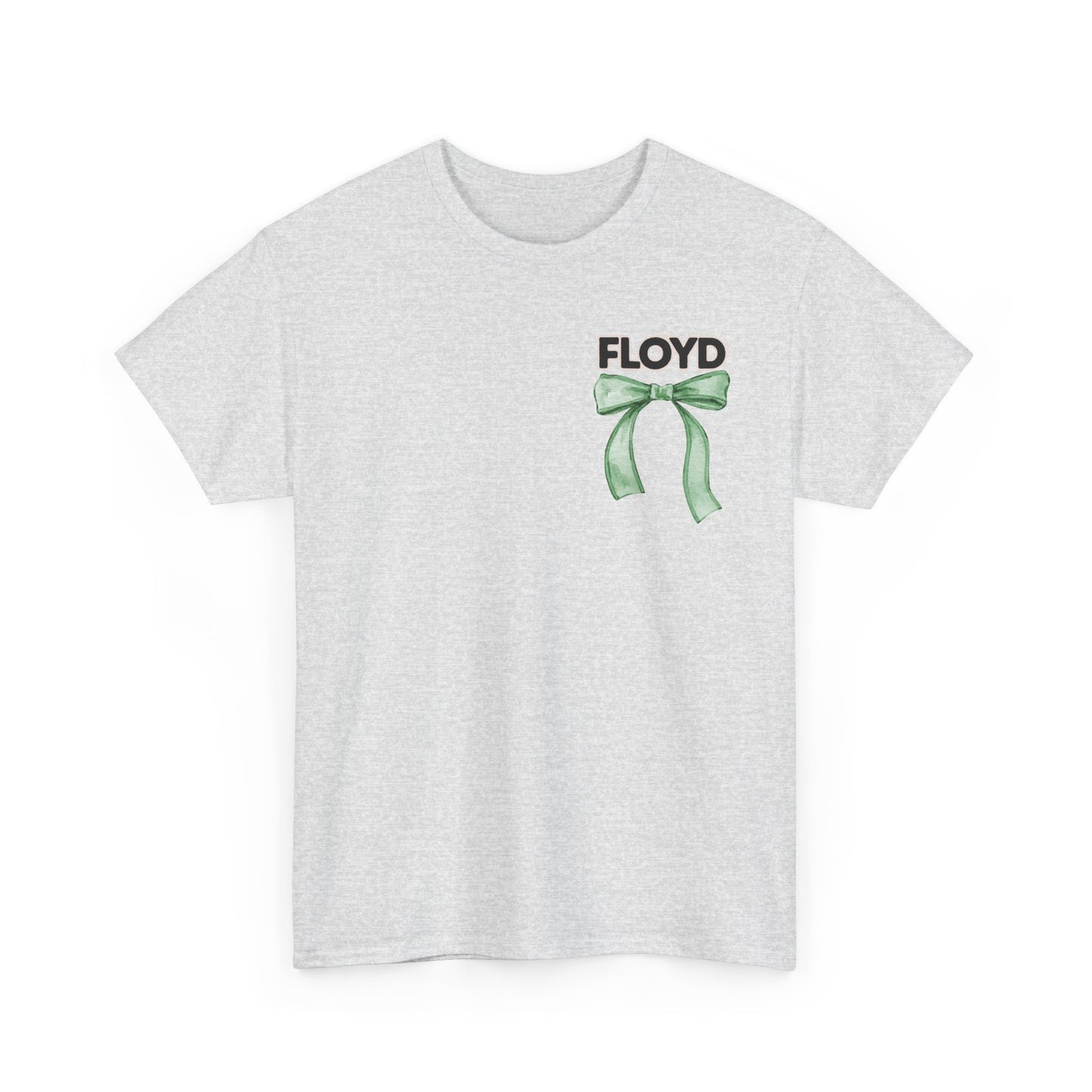 Floyd Strong Teacher and Bows- Unisex Heavy Cotton Tee with Bow Design