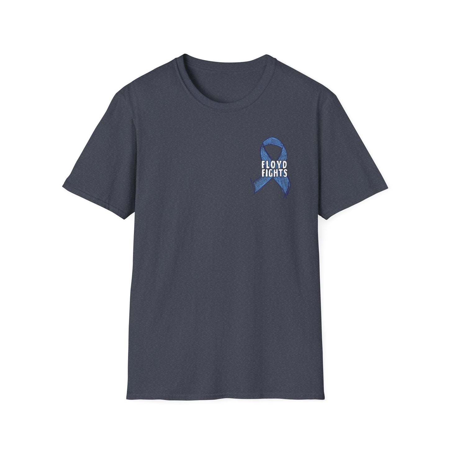 FLOYD FIGHTS Ribbon Diabetes Awareness T-Shirt | Softstyle Tee