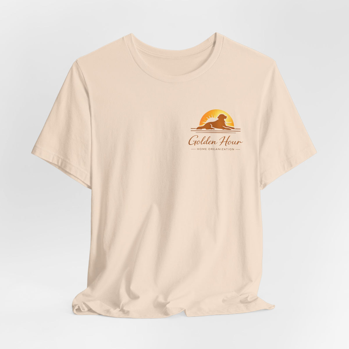 "Golden Hour Home Organization"Logo T-Shirt—  Personalized
