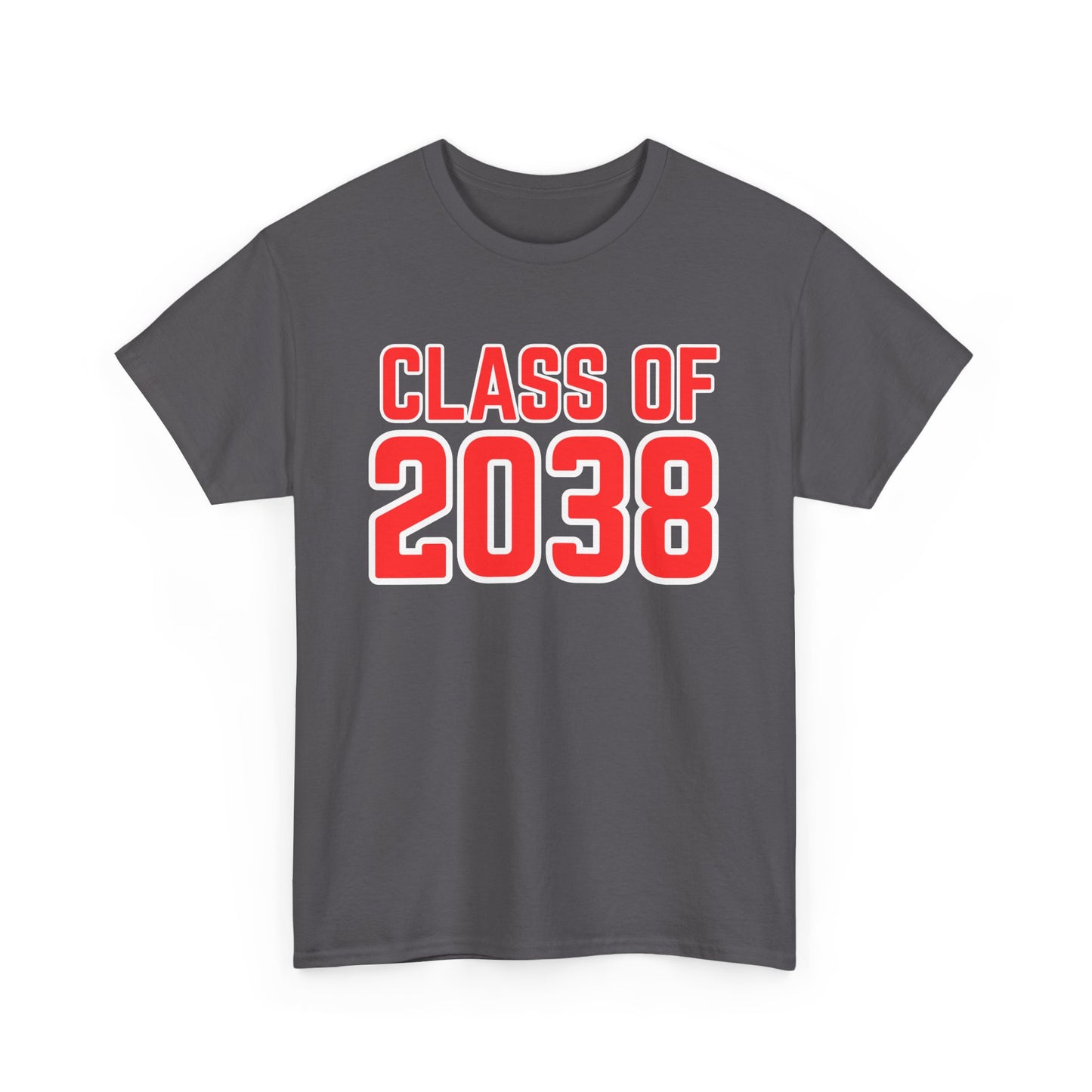 Class of 2038 Unisex Heavy Cotton Tee- Back to School- Grow With Me
