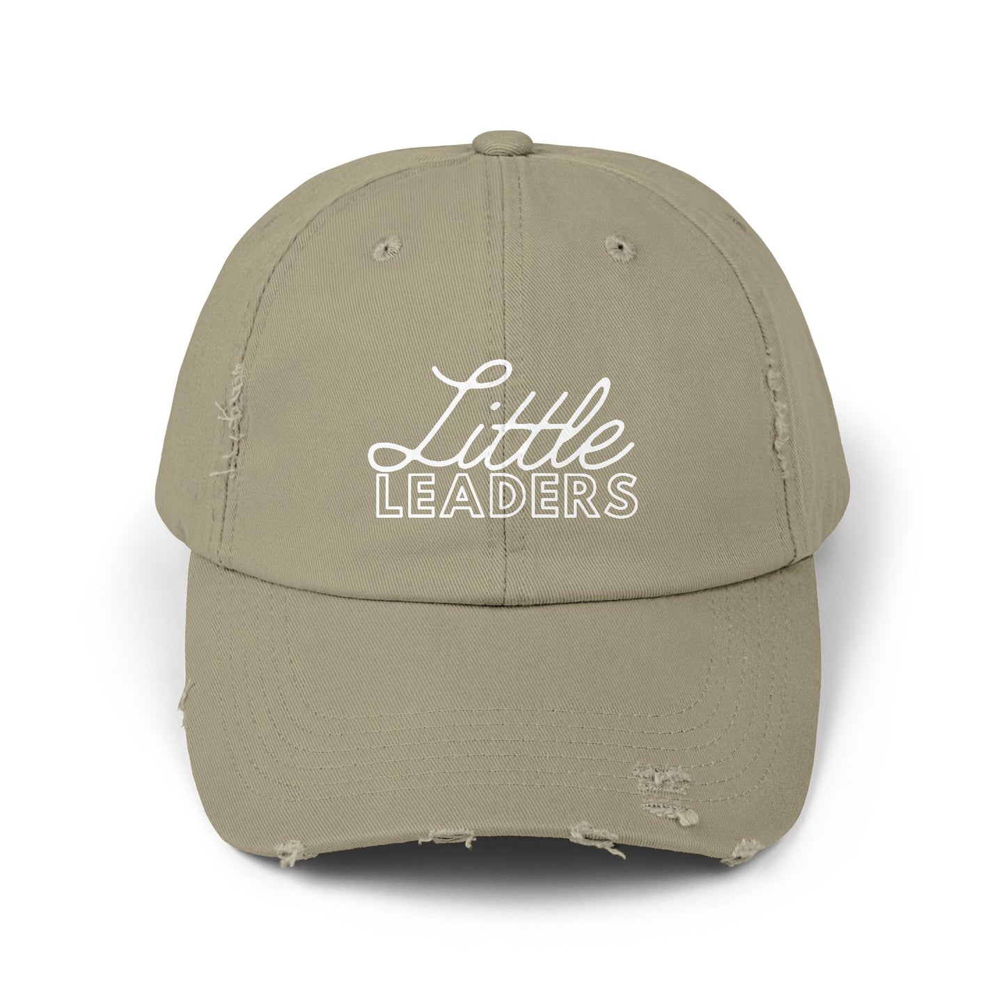 Little Leaders Unisex Distressed Baseball Cap