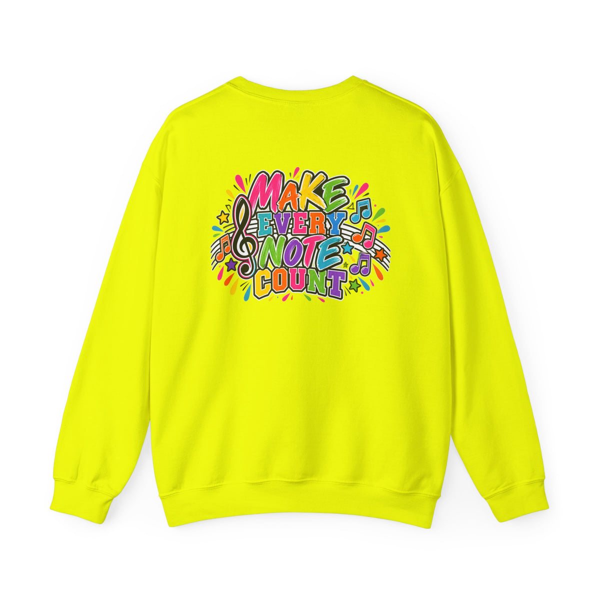 Moriches Music Sweatshirt — "Make Every Note Count" Crewneck