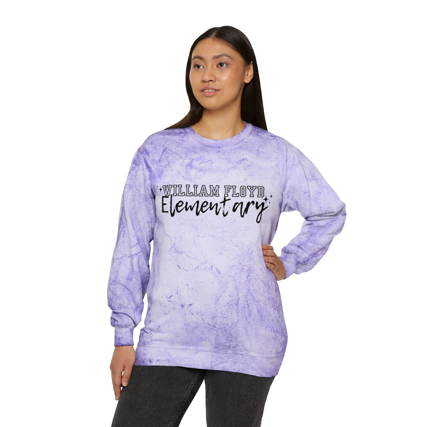 Unisex Color Blast Crewneck Sweatshirt - Expect Success for WFE