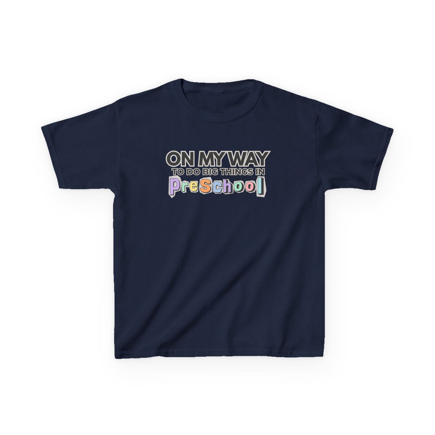 Big Things in PreSchool- Kids Back to School Shirt