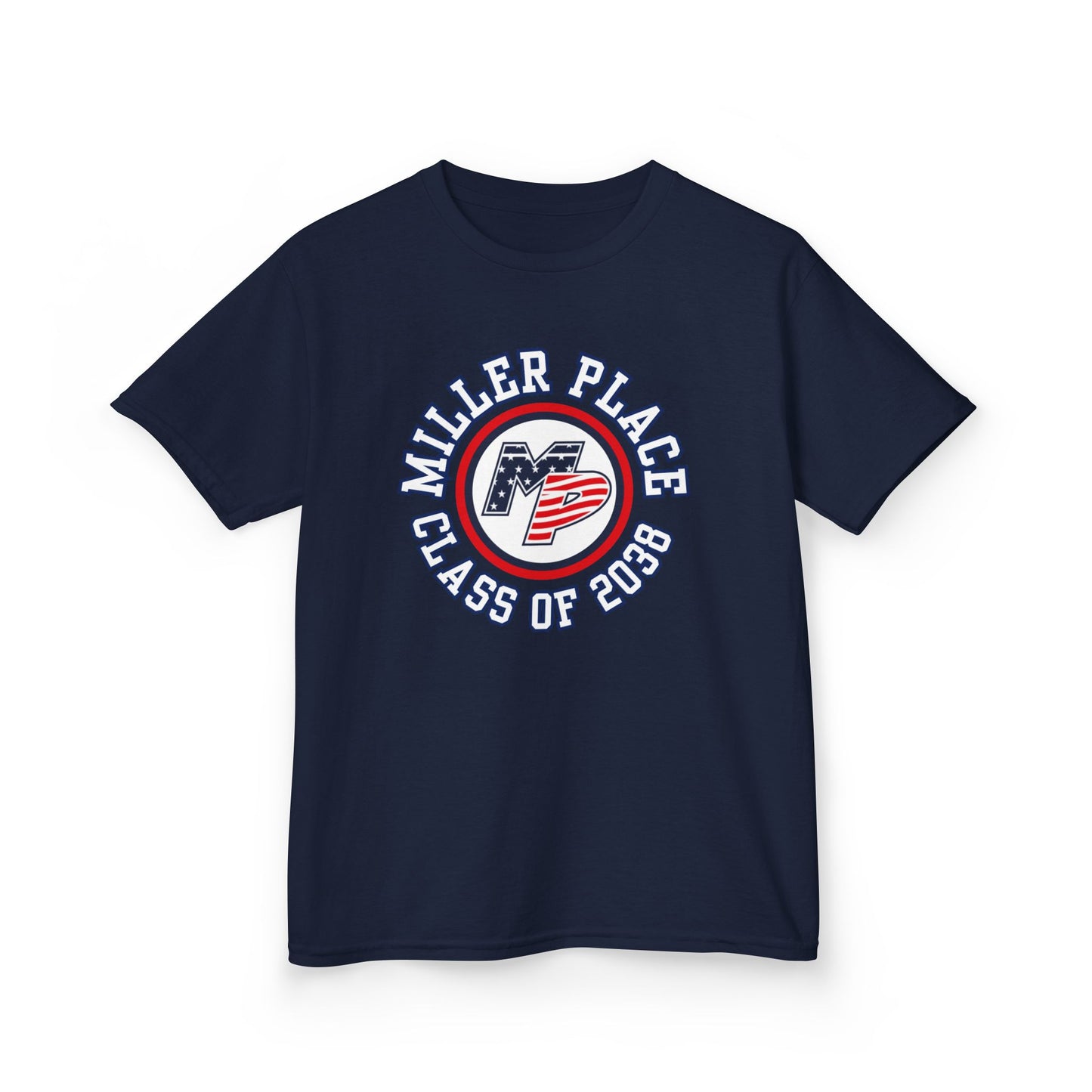 Miller Place Class of 2038 Kids Heavy Cotton Tee