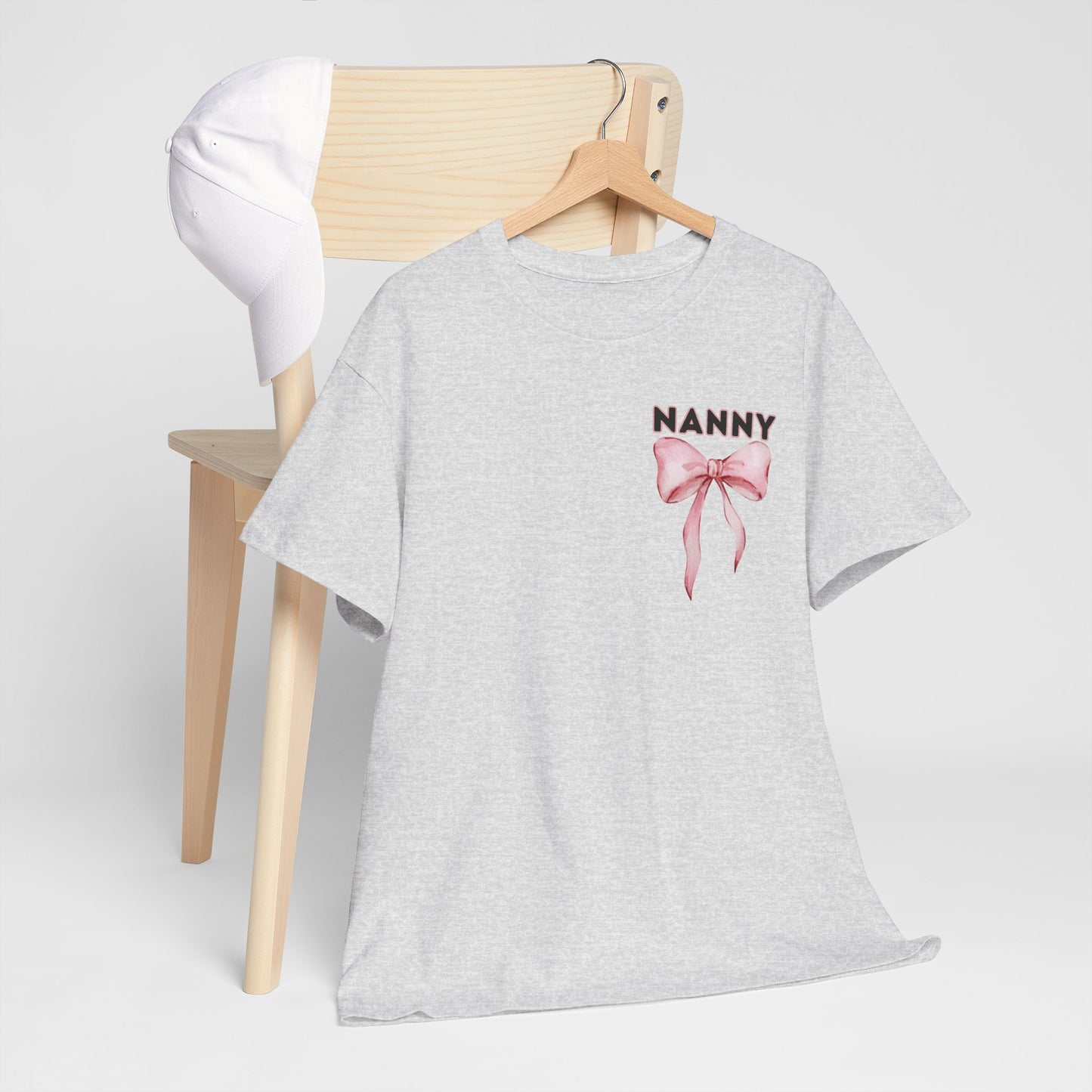 Nanny Pink Bow Unisex Heavy Cotton Tee - Simply the Best