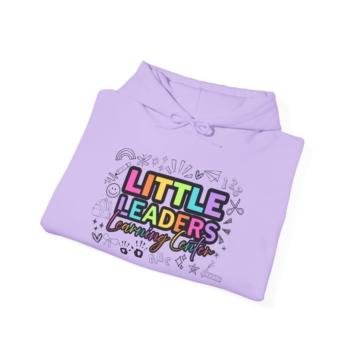 Little Leaders Doodle Design Hoodie - Cozy Unisex Sweatshirt