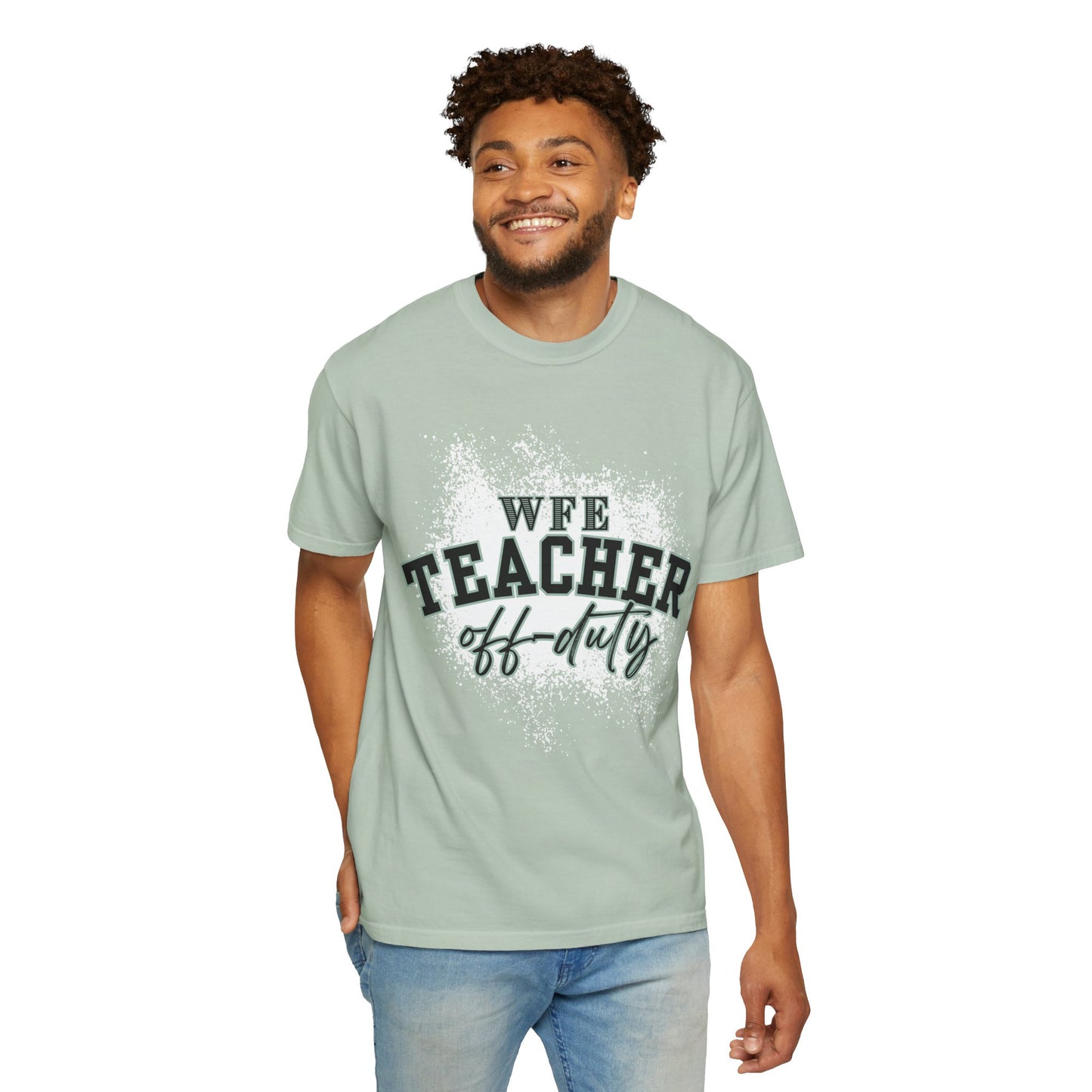 WFE Teacher Off-Duty T-shirt | Unisex Garment-Dyed Tee for Educators