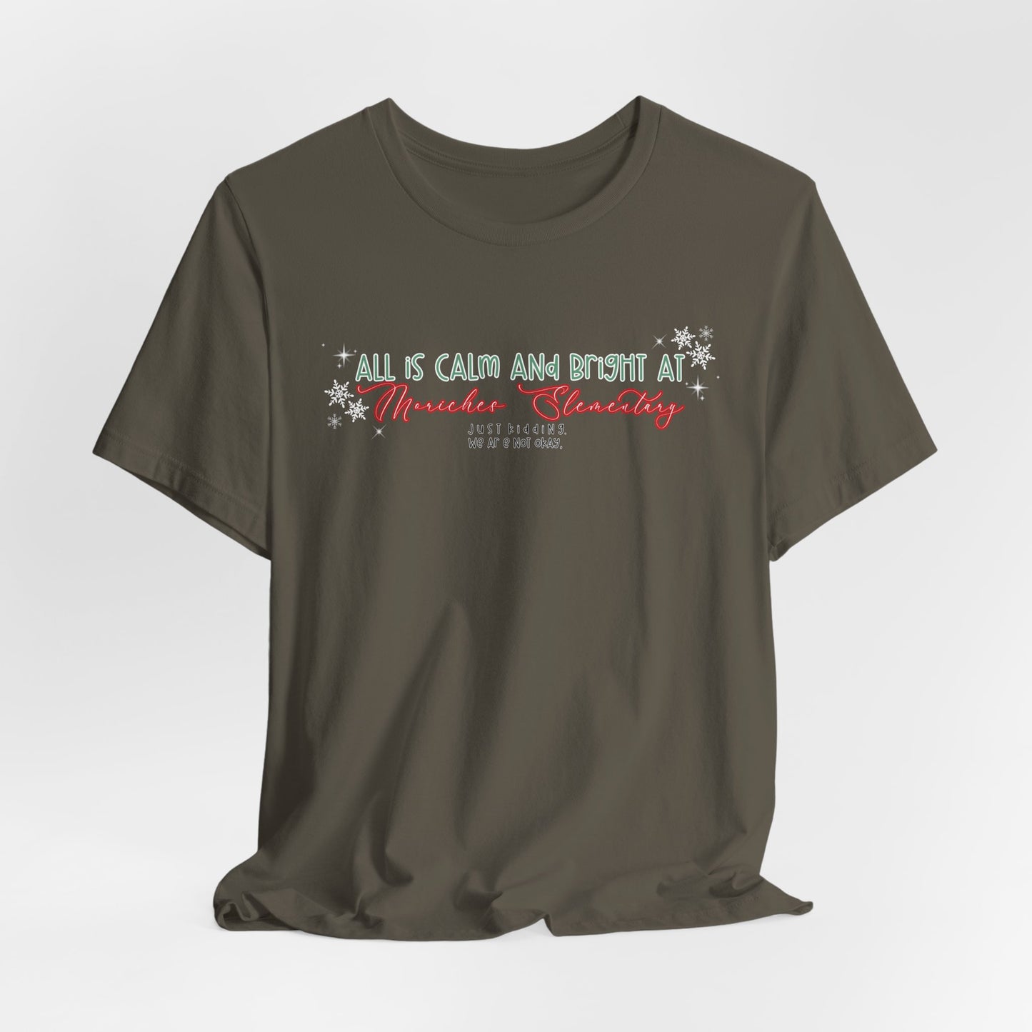 All is calm at Moriches— Christmas Unisex T‑Shirt