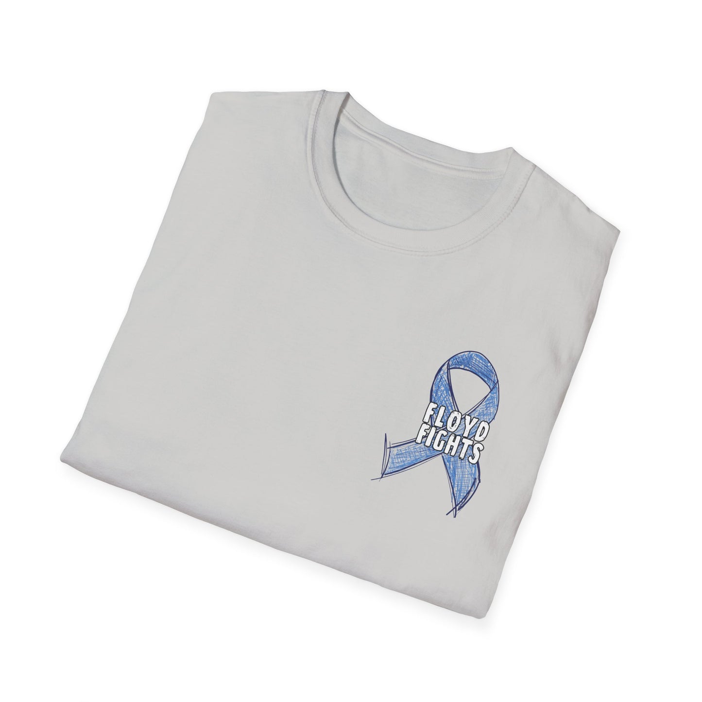 FLOYD FIGHTS Ribbon Diabetes Awareness T-Shirt | Softstyle Tee