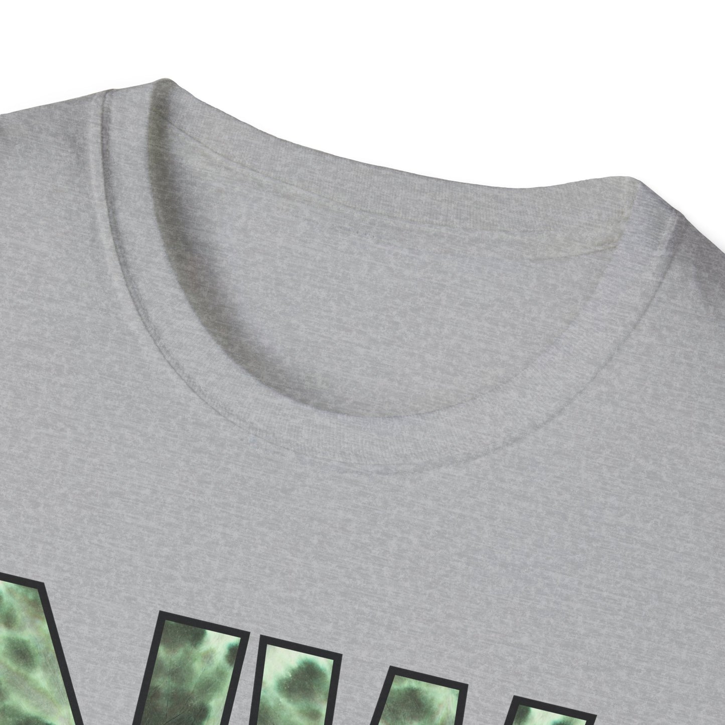 Tie Dye Woodhull Stylish Unisex Softstyle T-Shirt with Woodhull Elementary Design