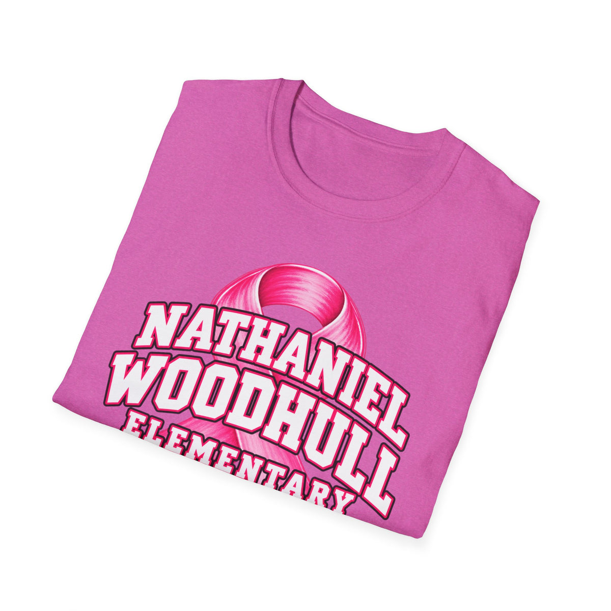 Woodhull-Breast Cancer Awareness Tee, Unisex Softstyle T-Shirt