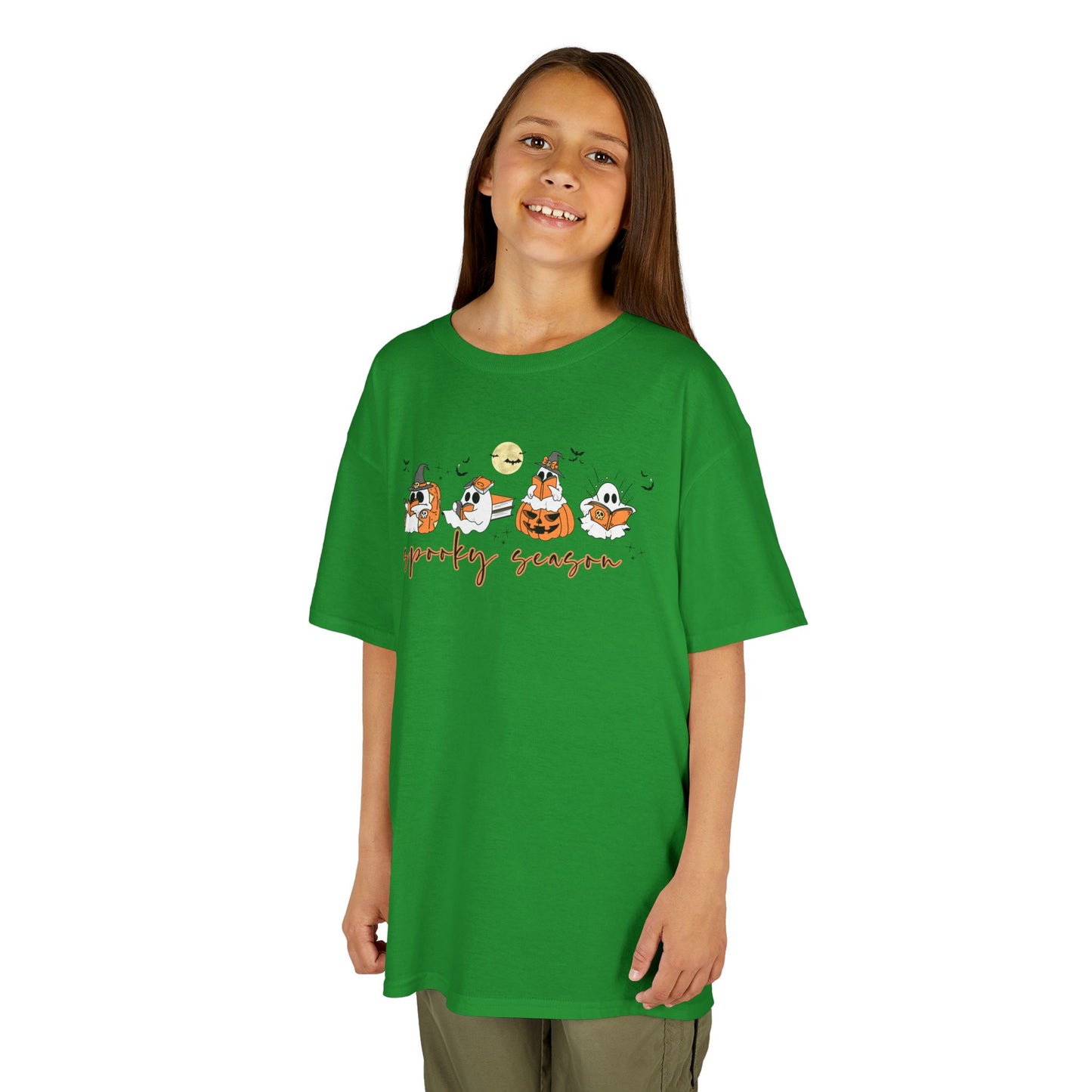 Spooky Season- Reading Ghosts- Halloween - Kids Cotton™ Tee