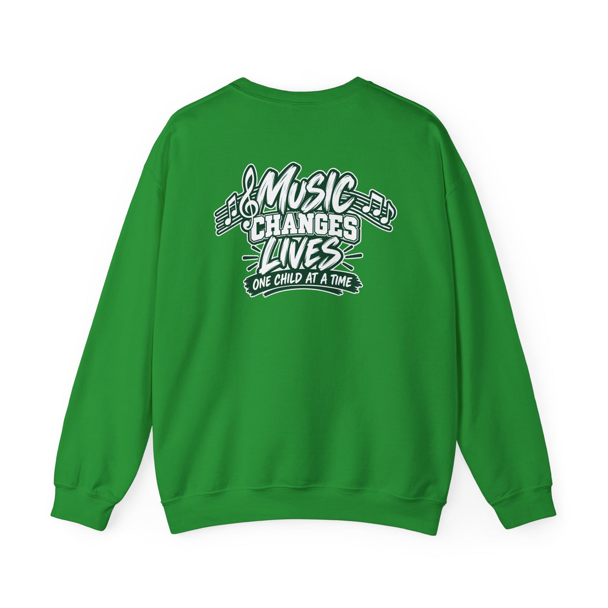 Moriches Music Sweatshirt — "Music Changes Lives One Child at a Time" Crewneck