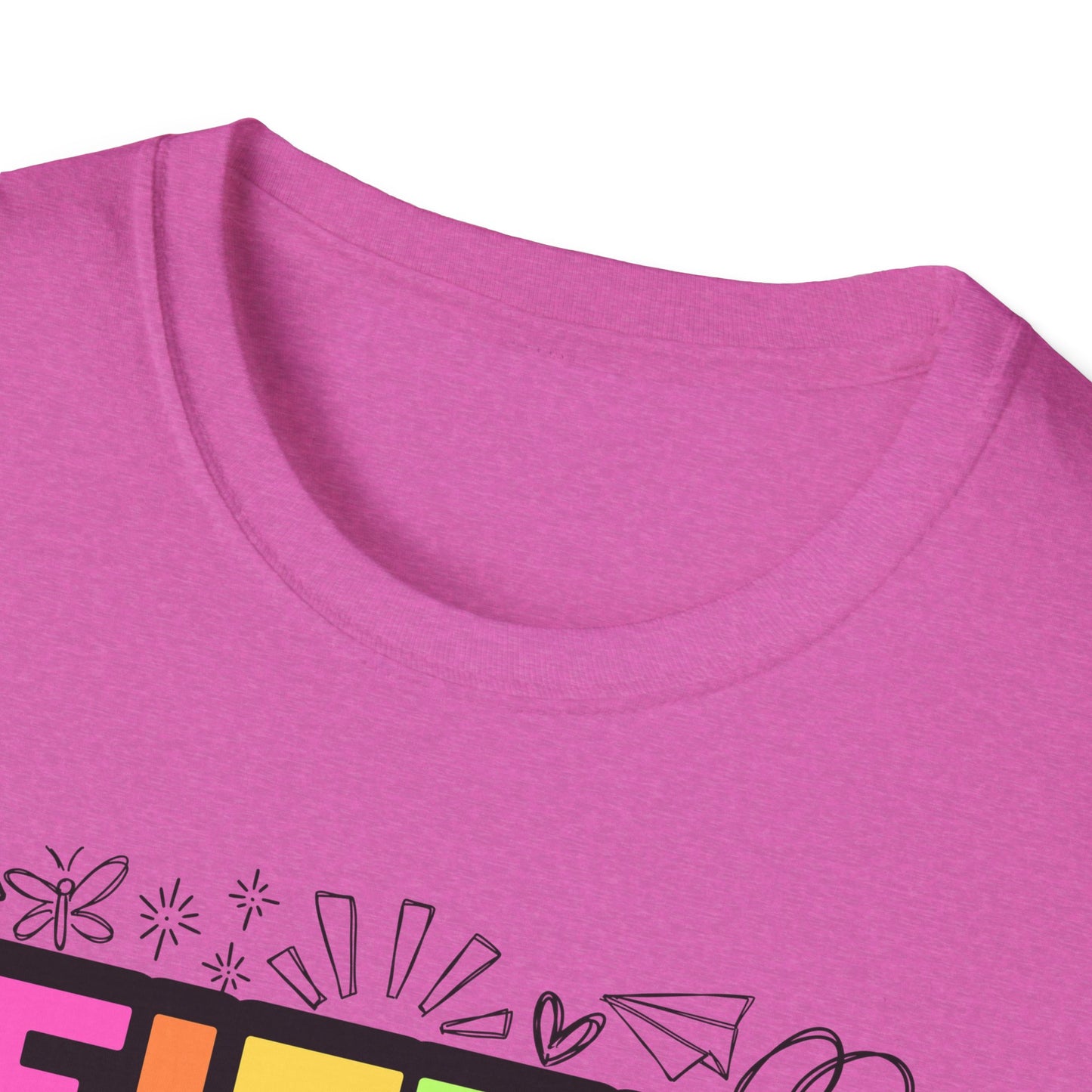 Dream Team- 5th Grade- Unisex Softstyle T-Shirt- Teacher Life
